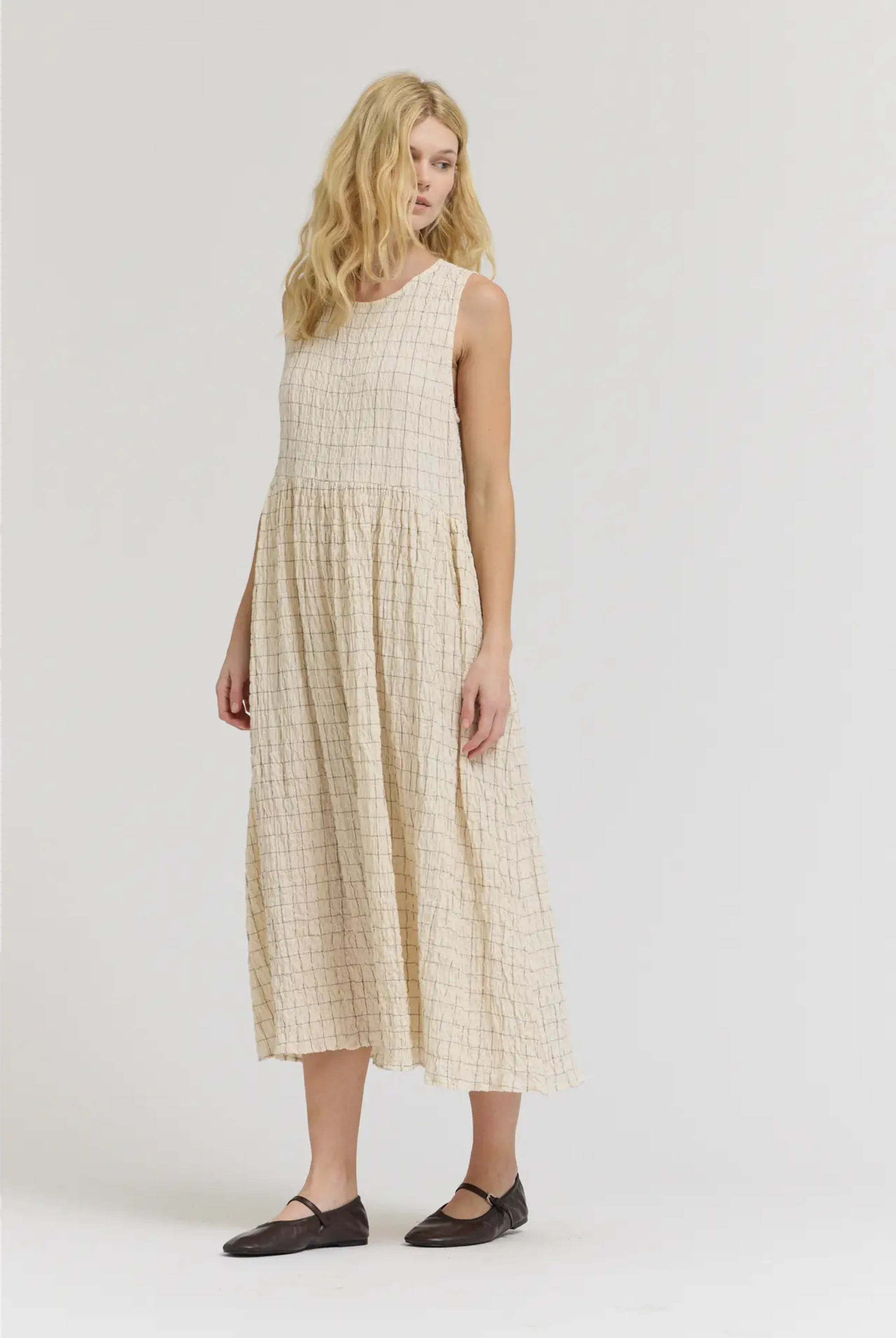 Earthtone Ease Dress-Dresses-Vixen Collection, Day Spa and Women's Boutique Located in Seattle, Washington