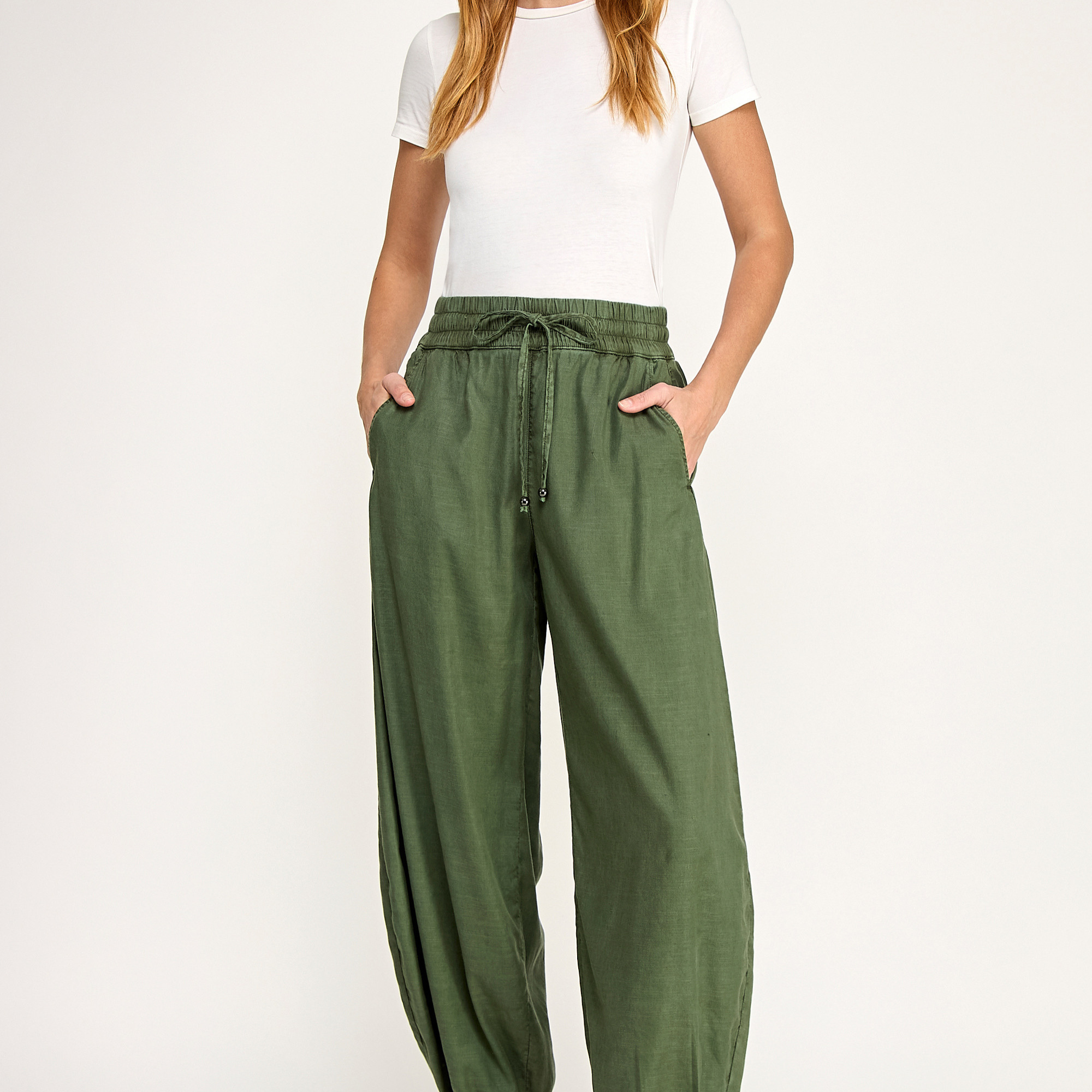 Ellie Pull On Balloon Pants-Pants-Vixen Collection, Day Spa and Women's Boutique Located in Seattle, Washington