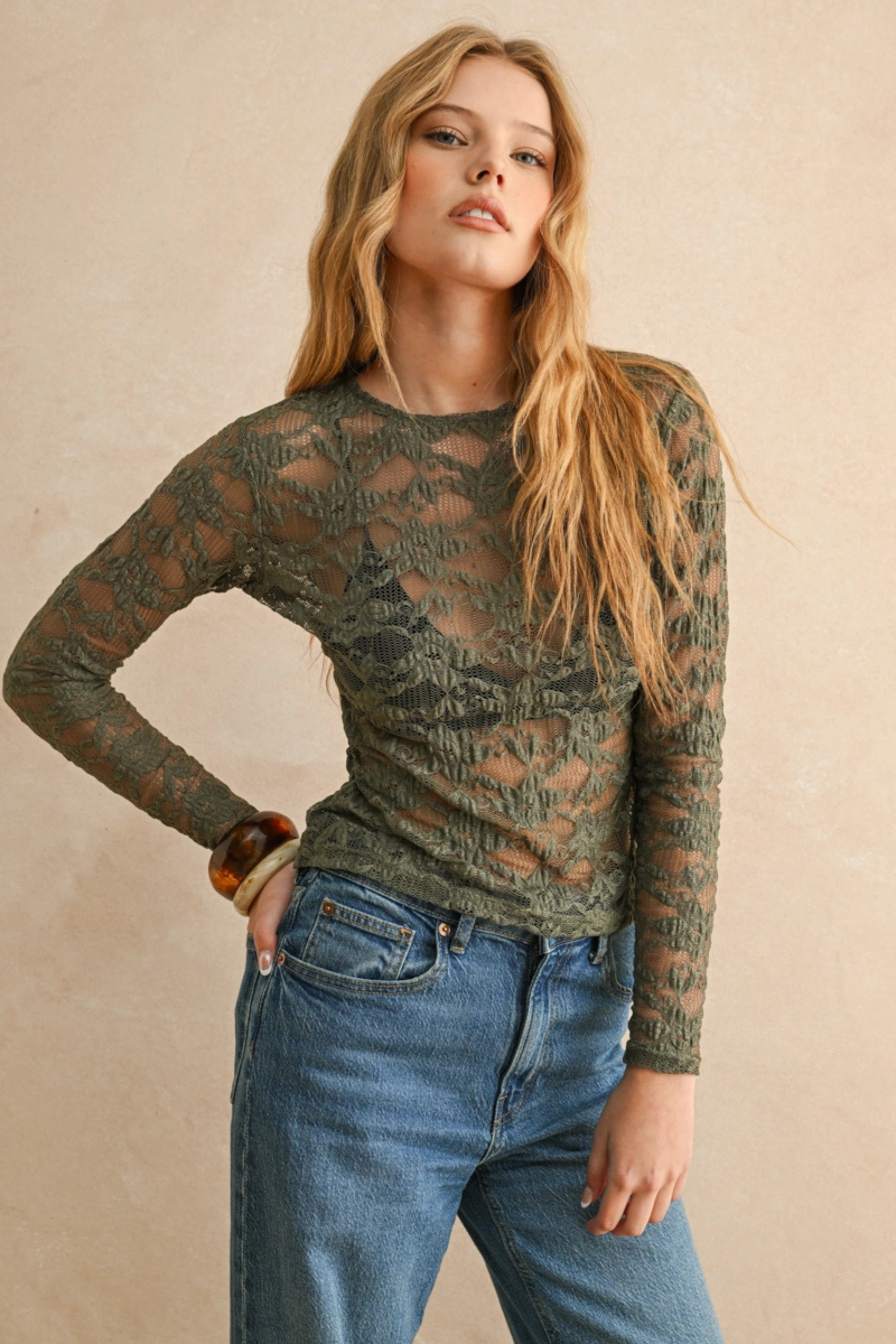 Enchanted Seduction Top-Long Sleeves-Vixen Collection, Day Spa and Women's Boutique Located in Seattle, Washington