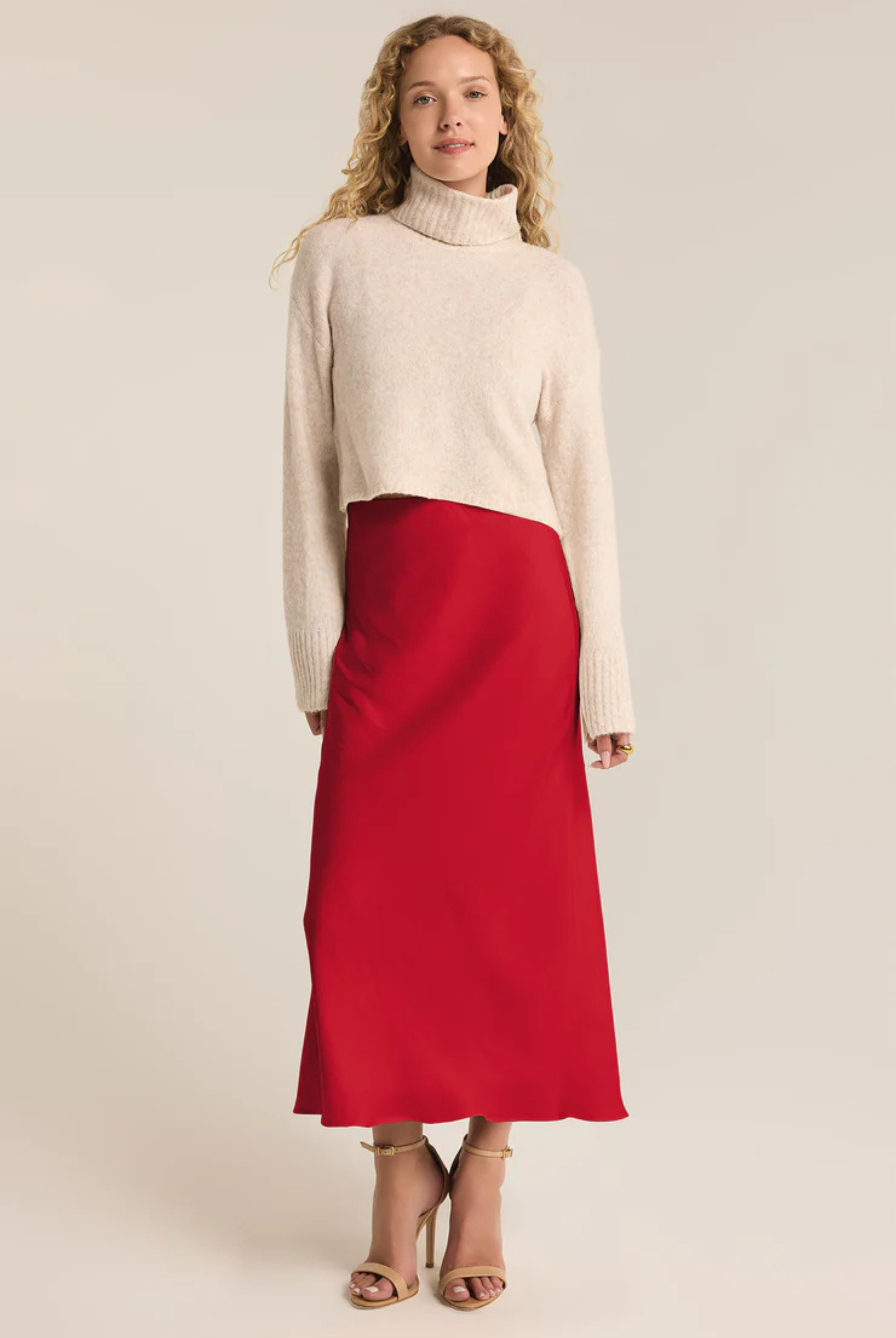Europa Luxe Sheen Skirt-Skirts-Vixen Collection, Day Spa and Women's Boutique Located in Seattle, Washington