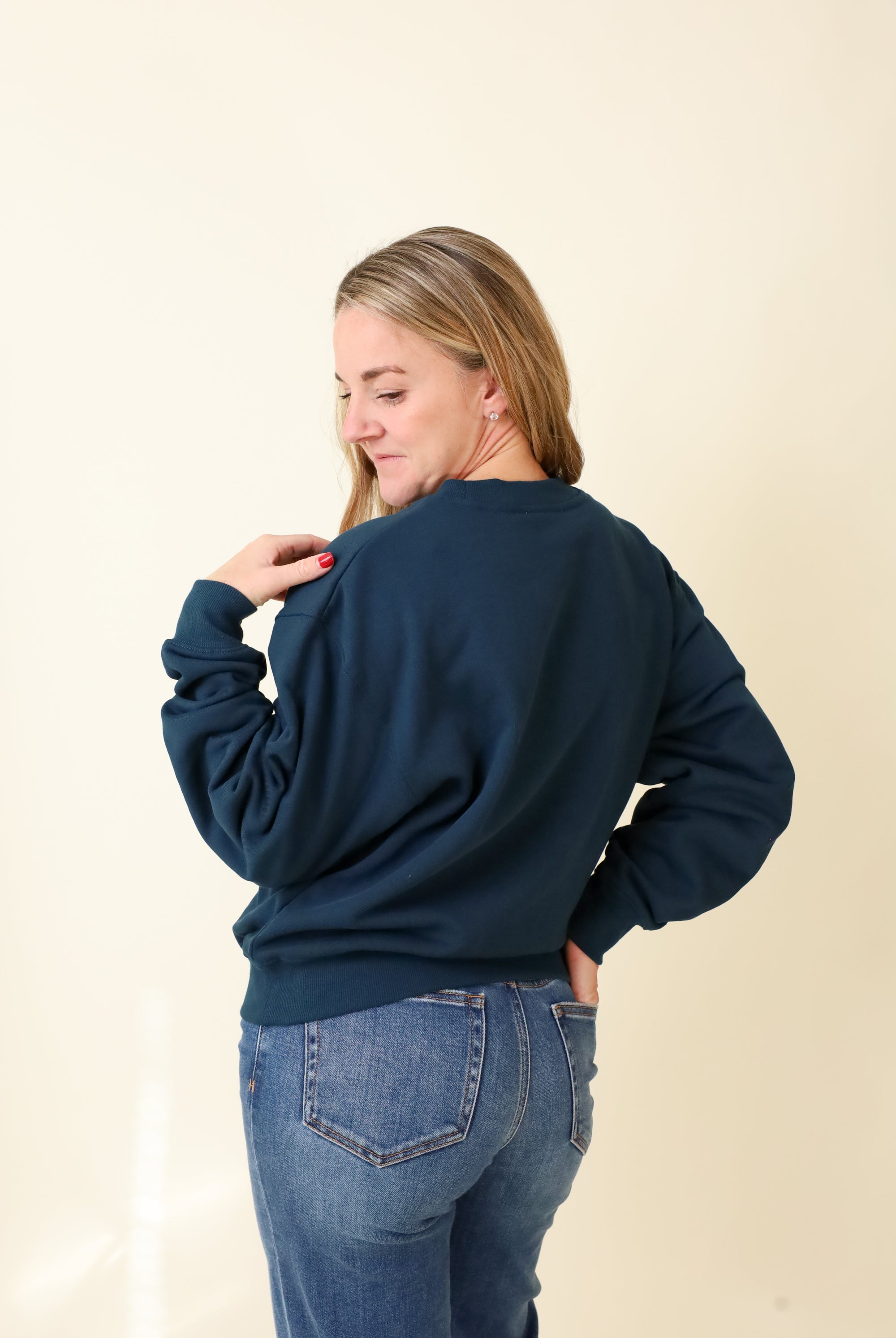 Small-Town Season Crewneck-Sweatshirts-Vixen Collection, Day Spa and Women's Boutique Located in Seattle, Washington