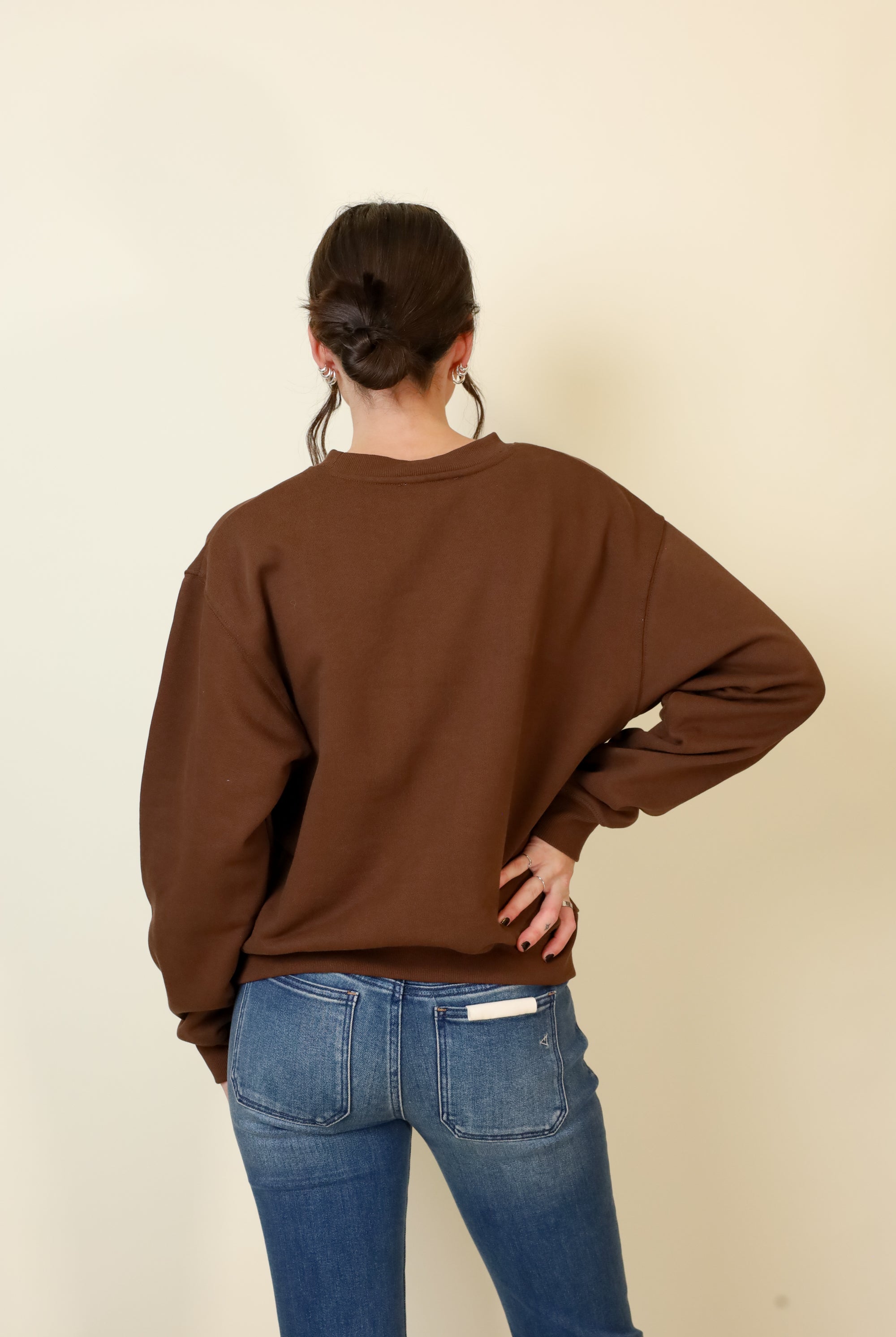 Small-Town Season Crewneck-Sweatshirts-Vixen Collection, Day Spa and Women's Boutique Located in Seattle, Washington