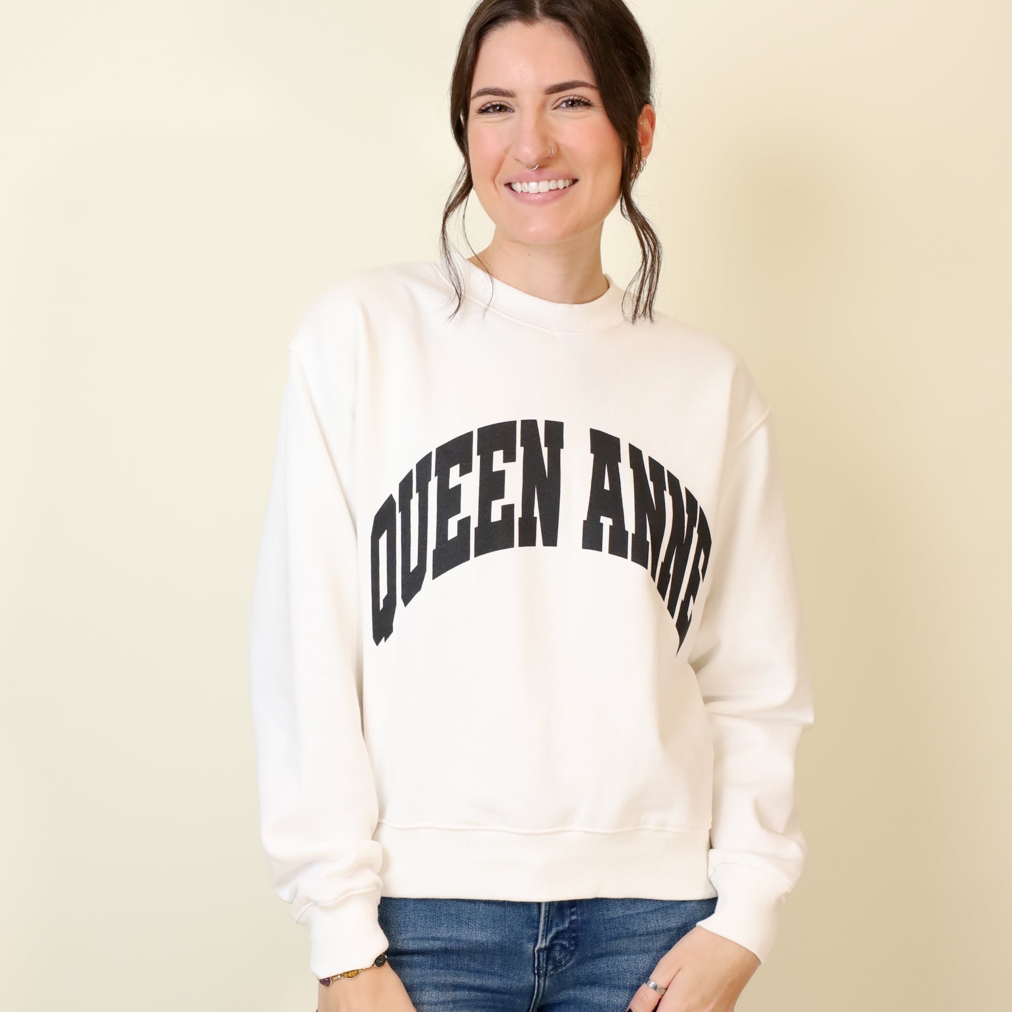Small-Town Season Crewneck-Sweatshirts-Vixen Collection, Day Spa and Women's Boutique Located in Seattle, Washington