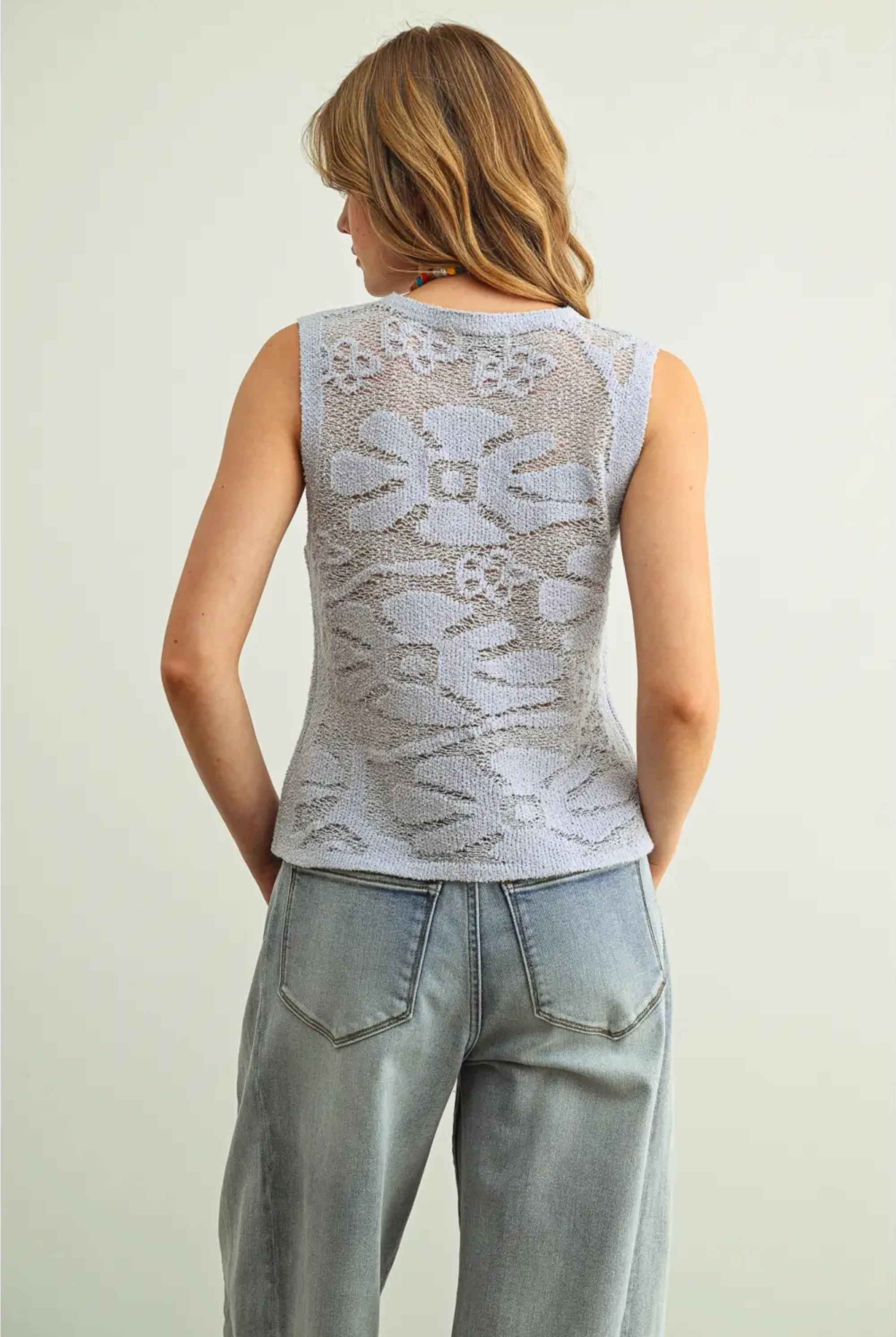 Flower Power Tank-Tank Tops-Vixen Collection, Day Spa and Women's Boutique Located in Seattle, Washington