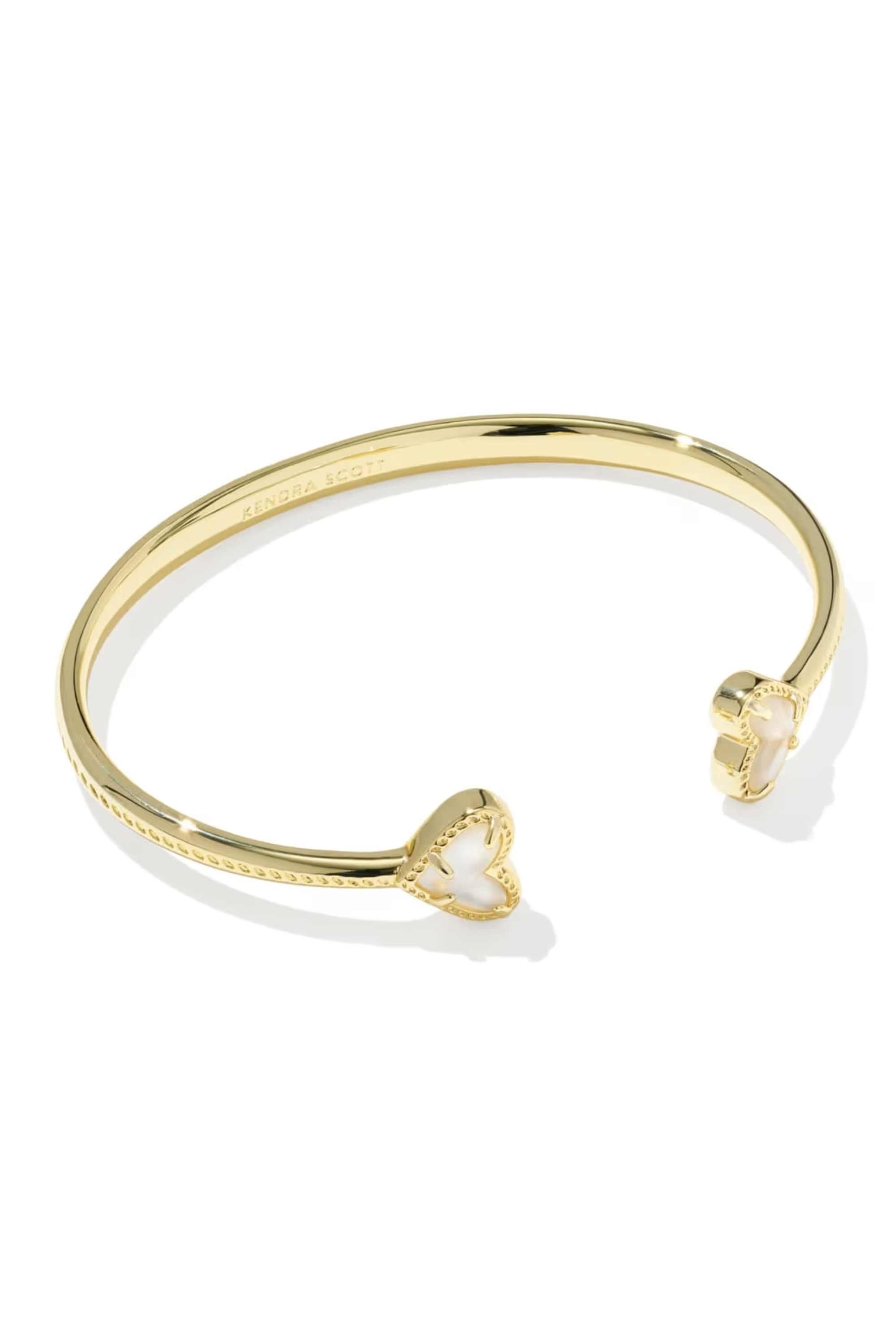 Framed Ari Heart Cuff Bracelet-Bracelets-Vixen Collection, Day Spa and Women's Boutique Located in Seattle, Washington