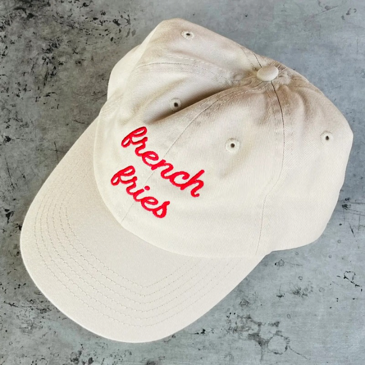 French Fries Baseball Cap-Hats-Vixen Collection, Day Spa and Women's Boutique Located in Seattle, Washington