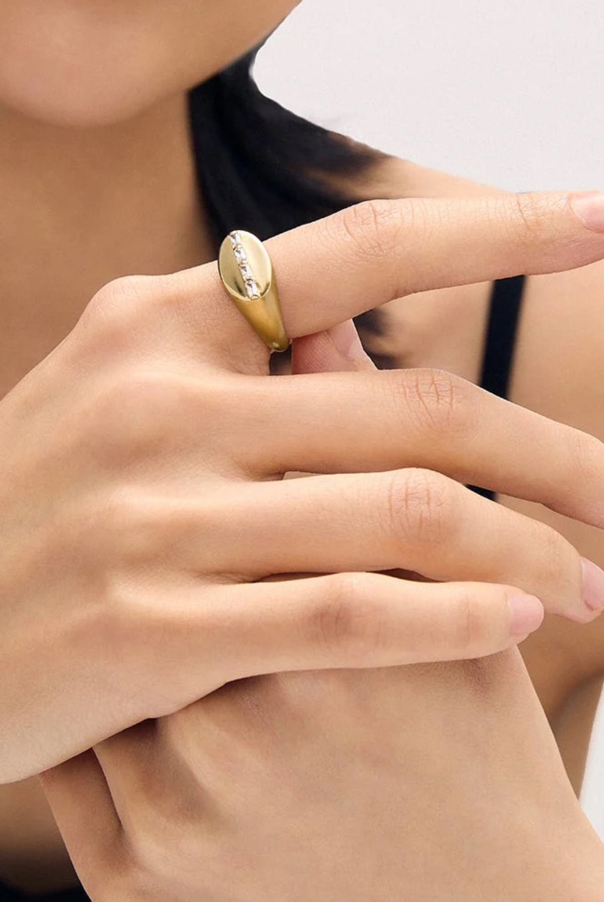 Gemma Signet Ring-Rings-Vixen Collection, Day Spa and Women's Boutique Located in Seattle, Washington
