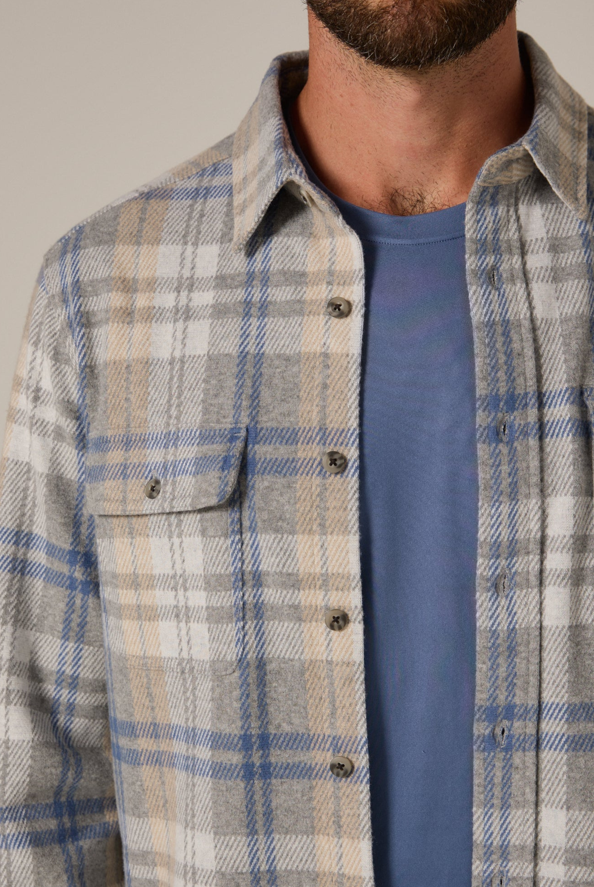 Generation Long Sleeve Flannel-Men's Tops-Vixen Collection, Day Spa and Women's Boutique Located in Seattle, Washington