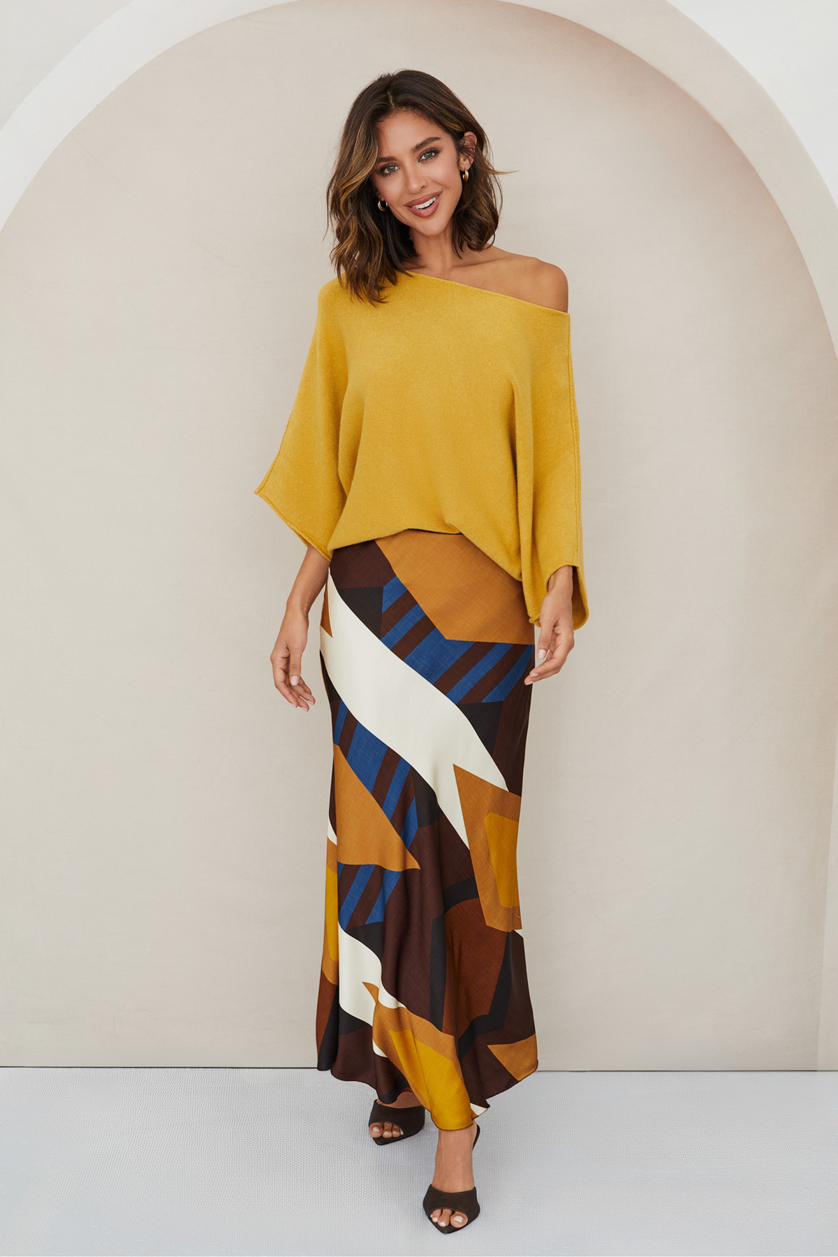 GeoLove Maxi Skirt-Skirts-Vixen Collection, Day Spa and Women's Boutique Located in Seattle, Washington