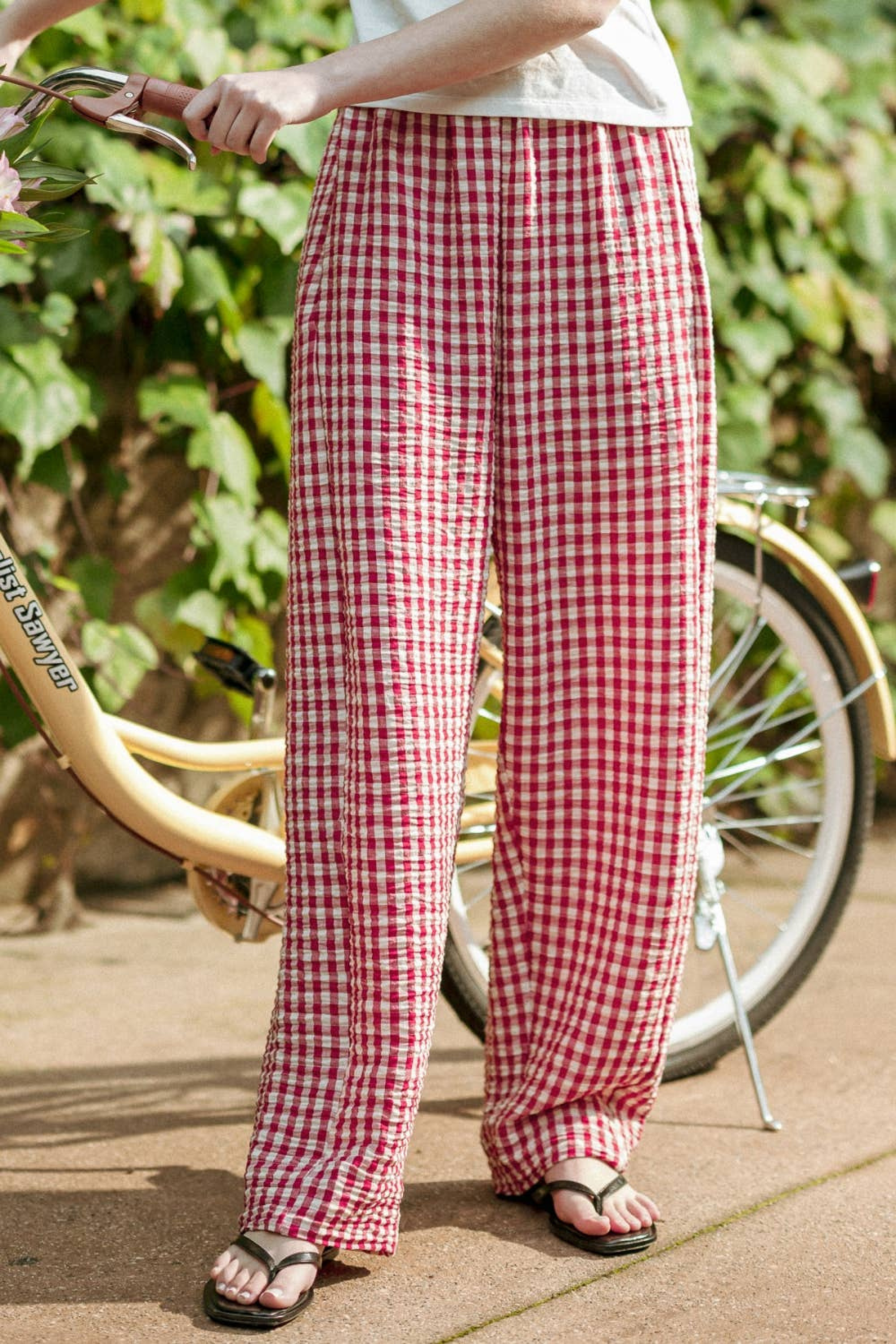 Get In Gingham Pants-Bottoms-Vixen Collection, Day Spa and Women's Boutique Located in Seattle, Washington