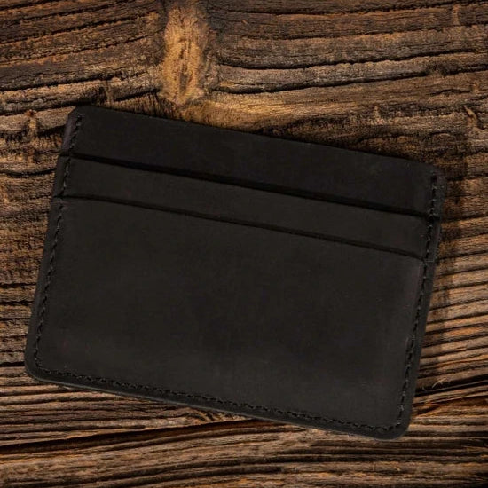 Handmade Leather Card Holder-Bags + Wallets-Vixen Collection, Day Spa and Women's Boutique Located in Seattle, Washington