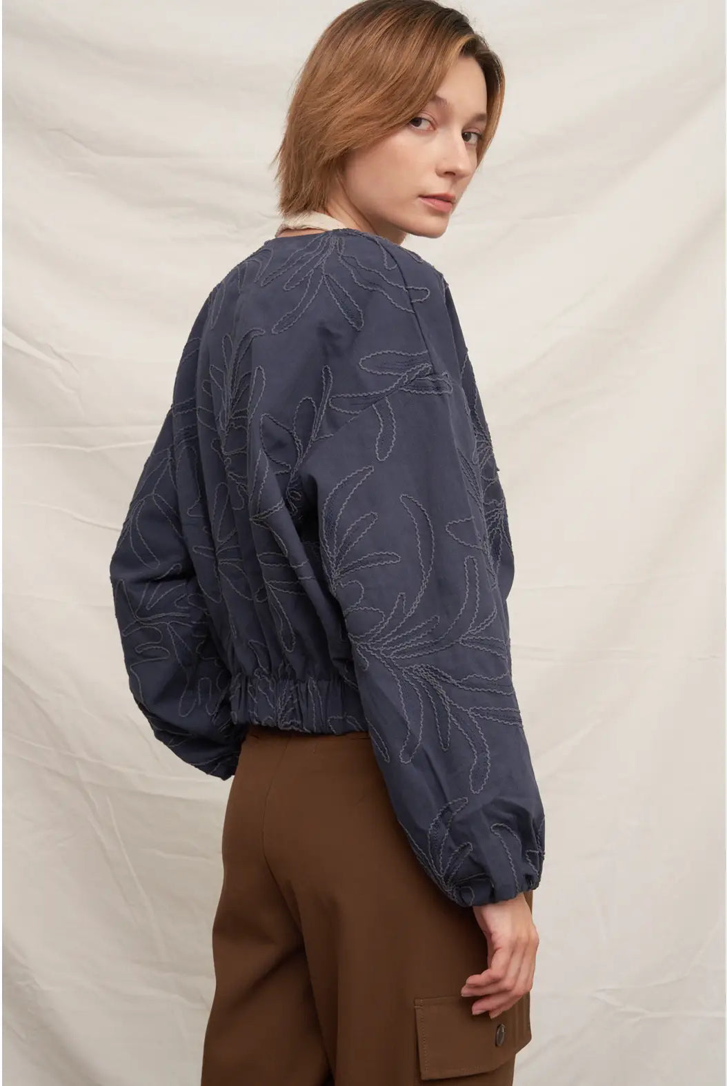 Spring Mornings Bomber Jacket-Jackets-Vixen Collection, Day Spa and Women's Boutique Located in Seattle, Washington