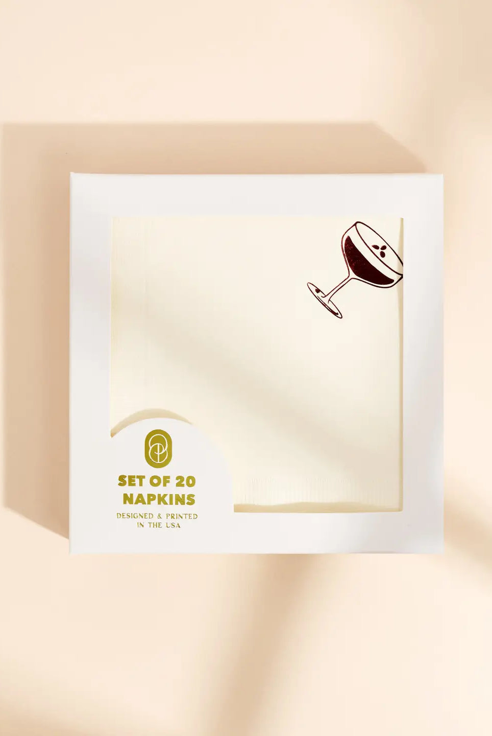 Art Deco Cocktail Napkins-Barware-Vixen Collection, Day Spa and Women's Boutique Located in Seattle, Washington