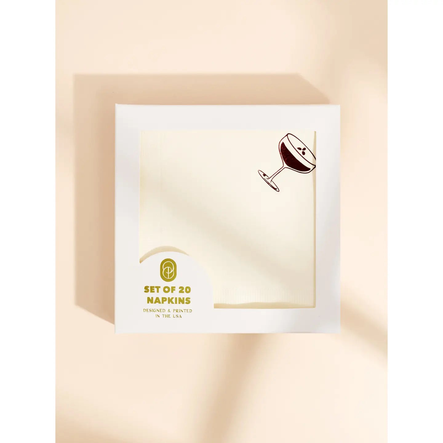 Art Deco Cocktail Napkins-Barware-Vixen Collection, Day Spa and Women's Boutique Located in Seattle, Washington