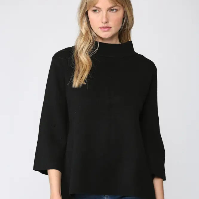 Powder Bell Sleeve Top-Tops-Vixen Collection, Day Spa and Women's Boutique Located in Seattle, Washington