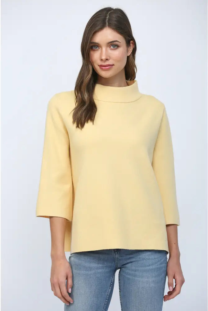 Powder Bell Sleeve Top-Tops-Vixen Collection, Day Spa and Women's Boutique Located in Seattle, Washington