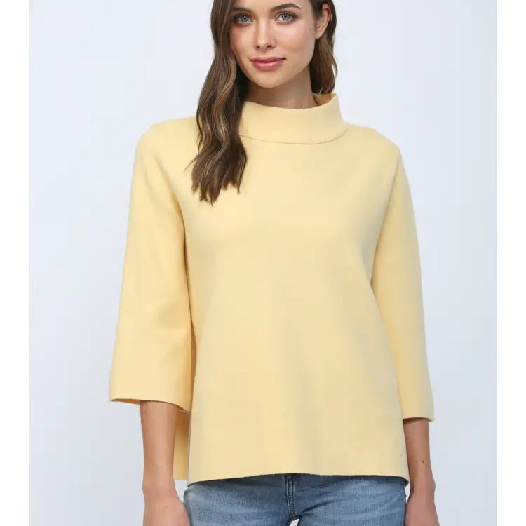 Powder Bell Sleeve Top-Tops-Vixen Collection, Day Spa and Women's Boutique Located in Seattle, Washington