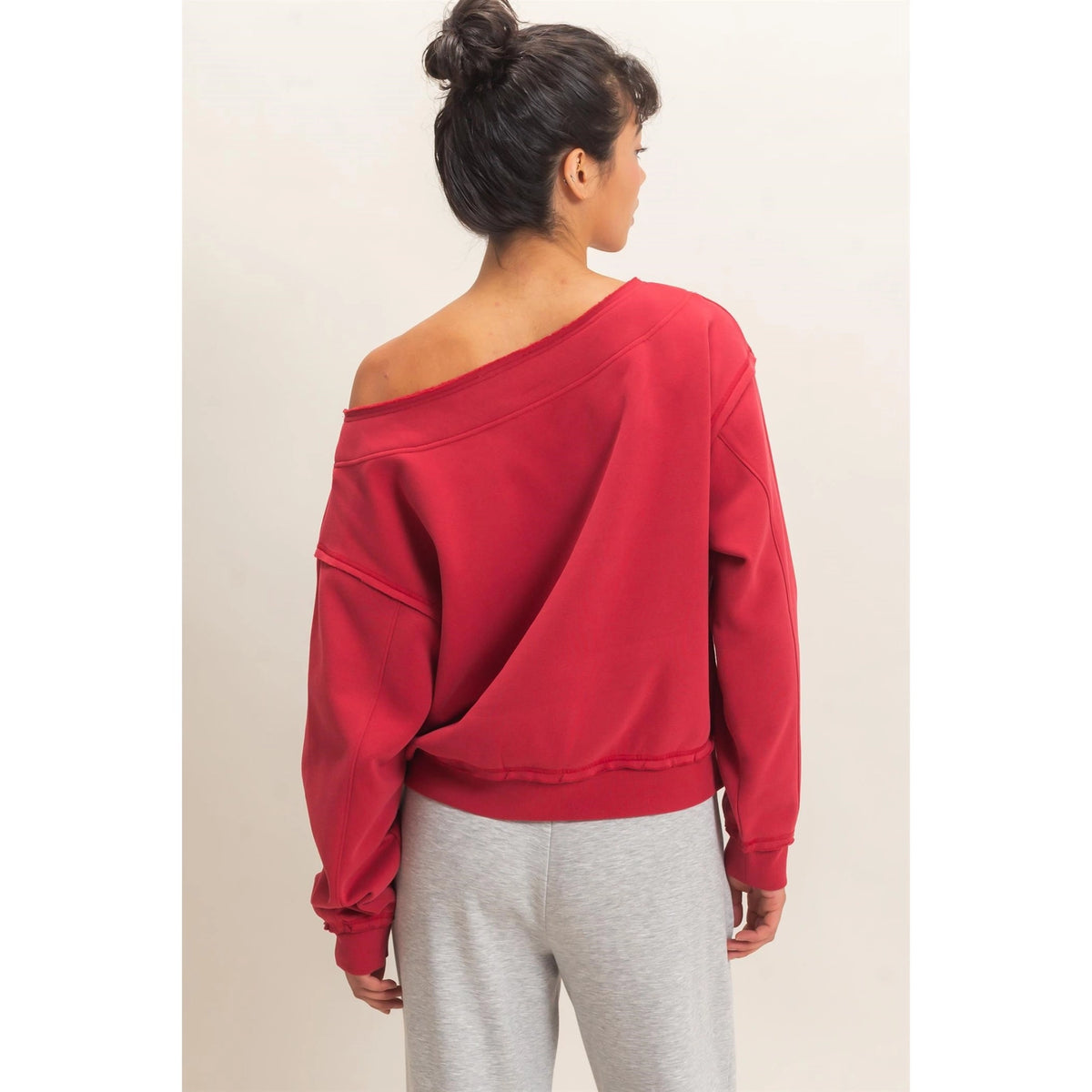 Rosewood Romance Sweater-Sweatshirts-Vixen Collection, Day Spa and Women's Boutique Located in Seattle, Washington