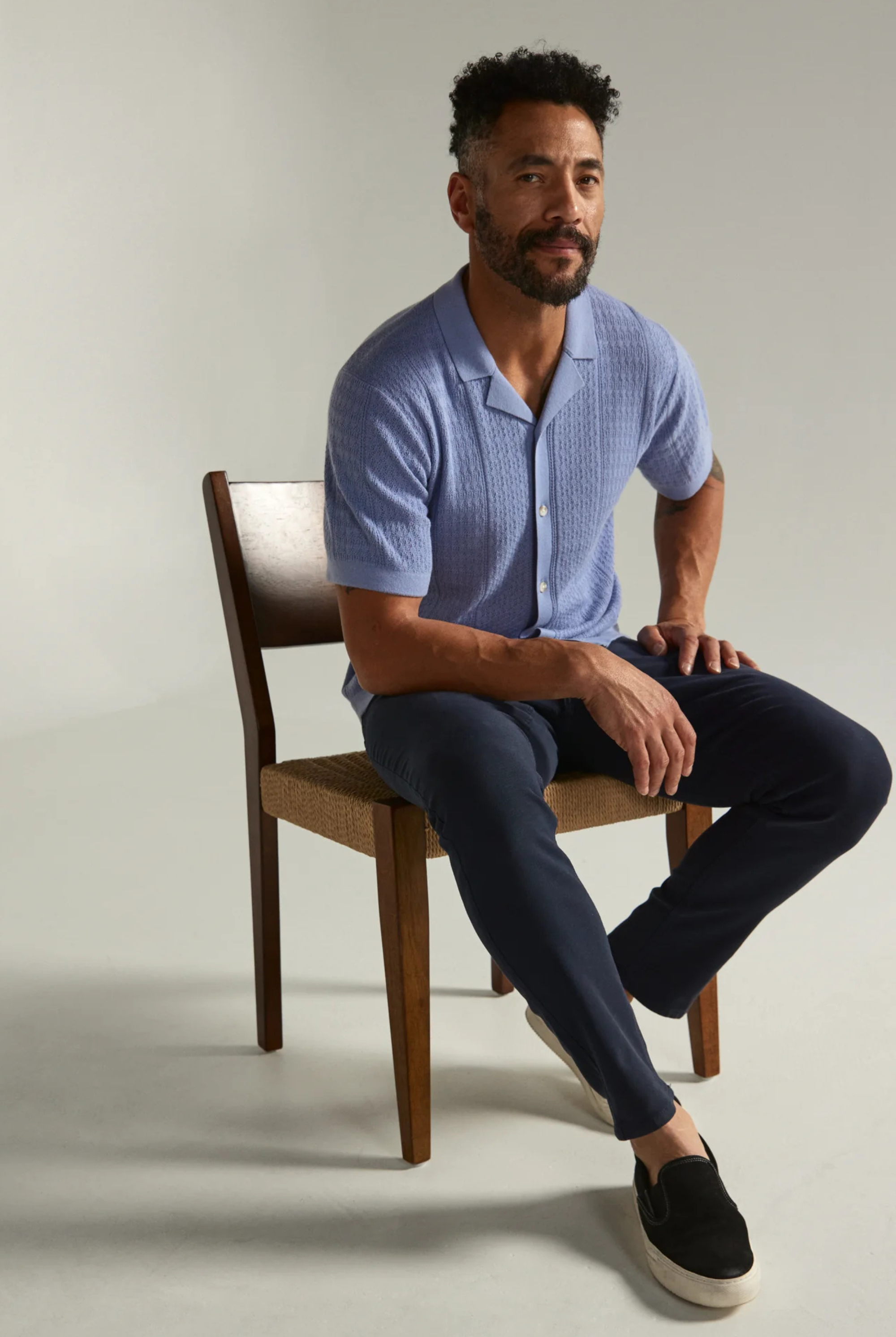 Jonas Button Down Polo Sweater-Men's Tops-Vixen Collection, Day Spa and Women's Boutique Located in Seattle, Washington