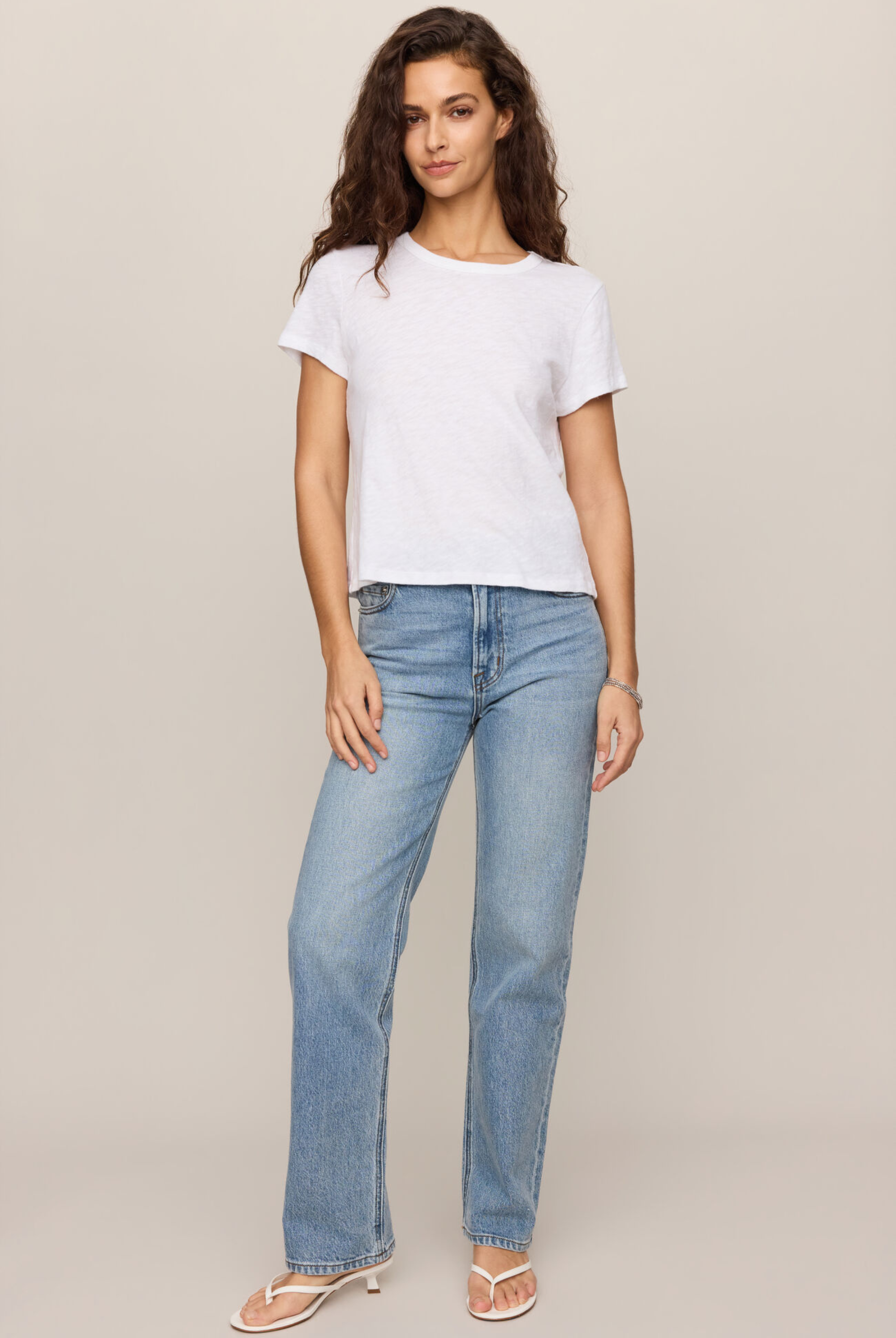 Junie Slub Tee Shirt-Tops-Vixen Collection, Day Spa and Women's Boutique Located in Seattle, Washington