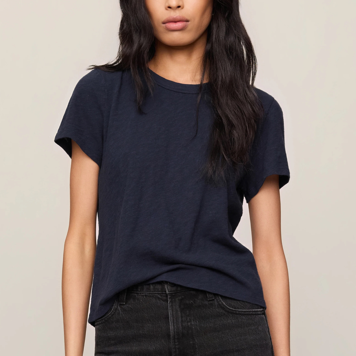 Junie Slub Tee Shirt-Tops-Vixen Collection, Day Spa and Women's Boutique Located in Seattle, Washington