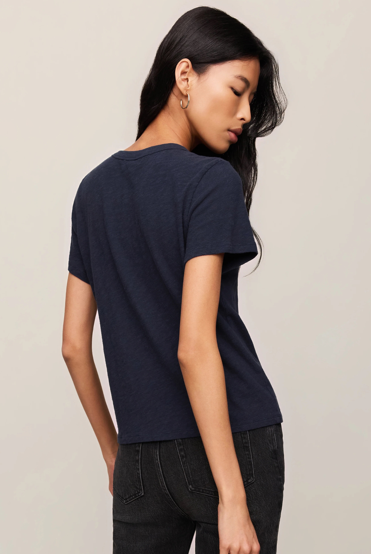 Junie Slub Tee Shirt-Tops-Vixen Collection, Day Spa and Women's Boutique Located in Seattle, Washington