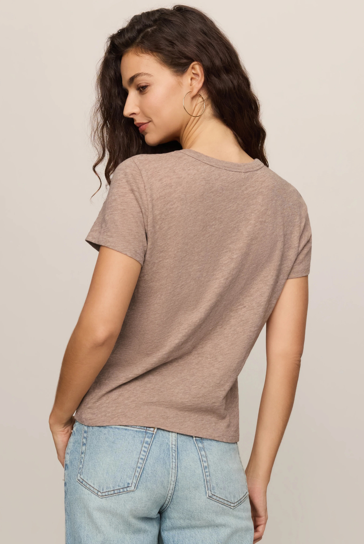 Junie Slub Tee Shirt-Tops-Vixen Collection, Day Spa and Women's Boutique Located in Seattle, Washington