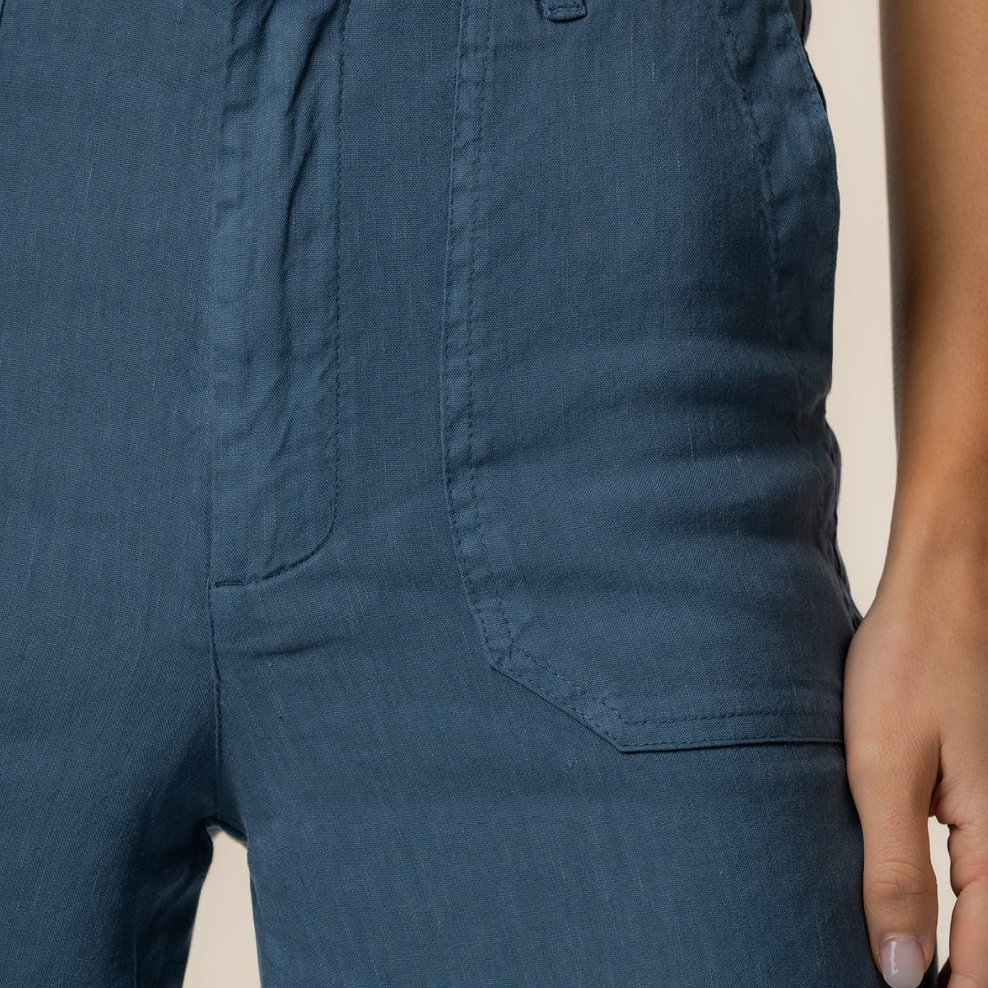 KUT Topaz Linen Wide Leg Pants-Pants-Vixen Collection, Day Spa and Women's Boutique Located in Seattle, Washington