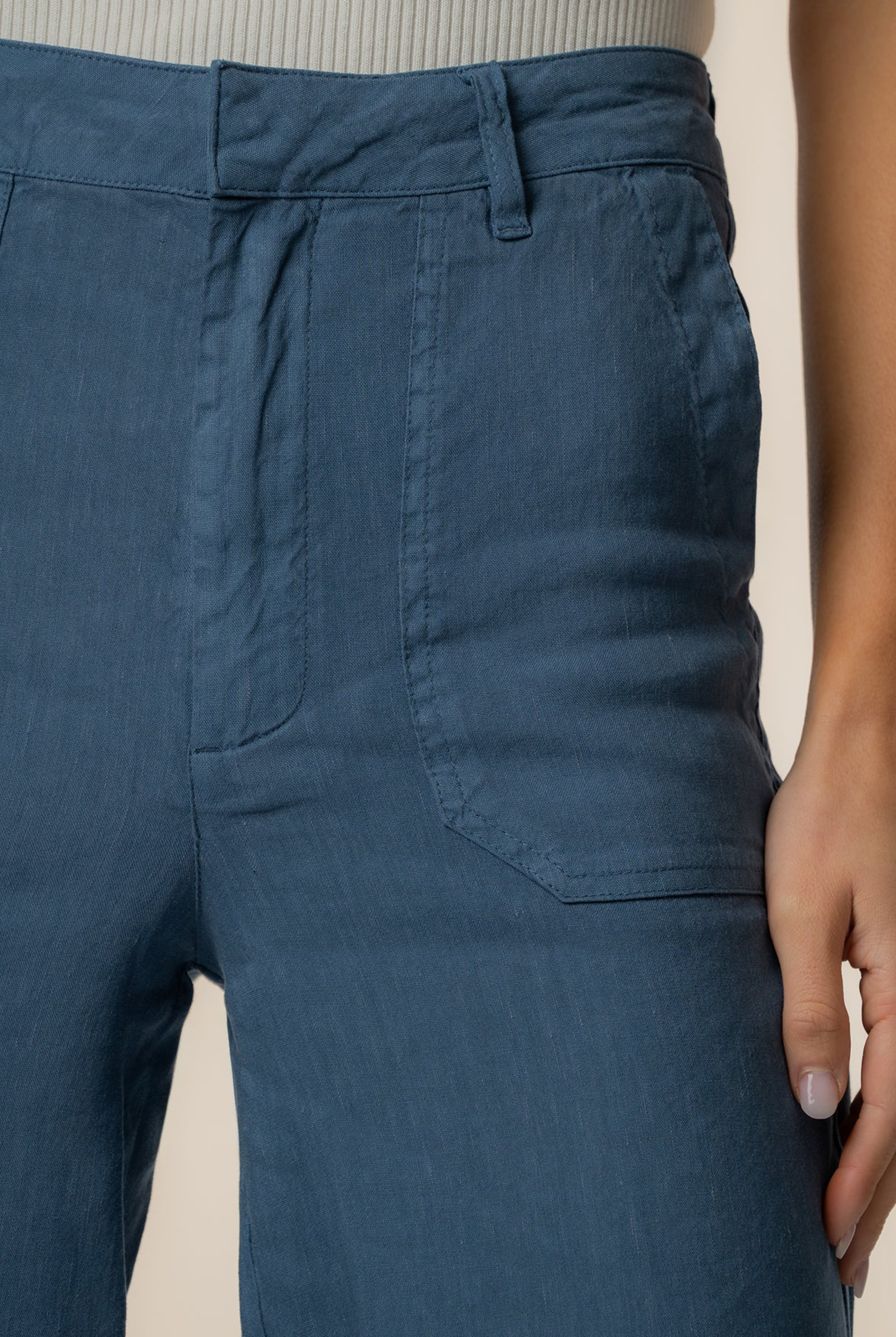 KUT Topaz Linen Wide Leg Pants-Pants-Vixen Collection, Day Spa and Women's Boutique Located in Seattle, Washington