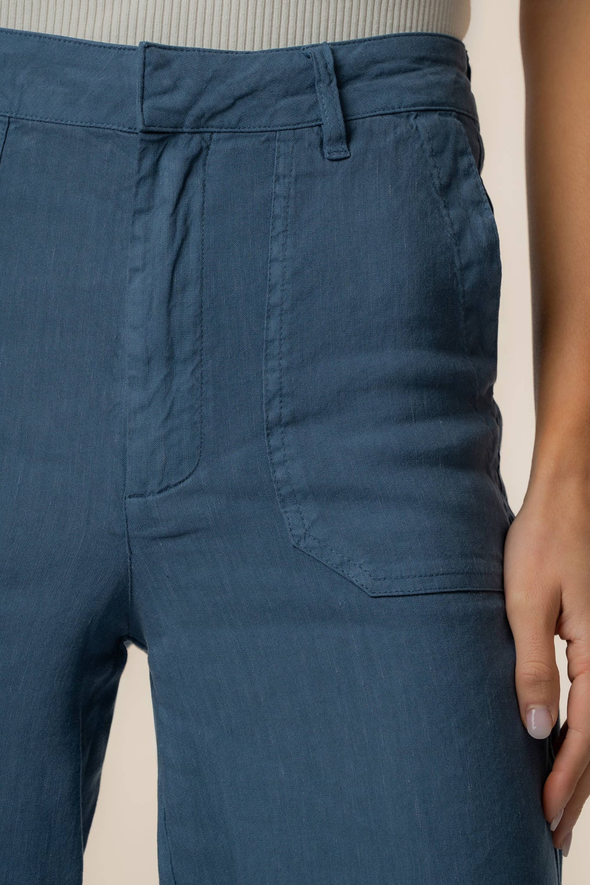 KUT Topaz Linen Wide Leg Pants-Pants-Vixen Collection, Day Spa and Women's Boutique Located in Seattle, Washington