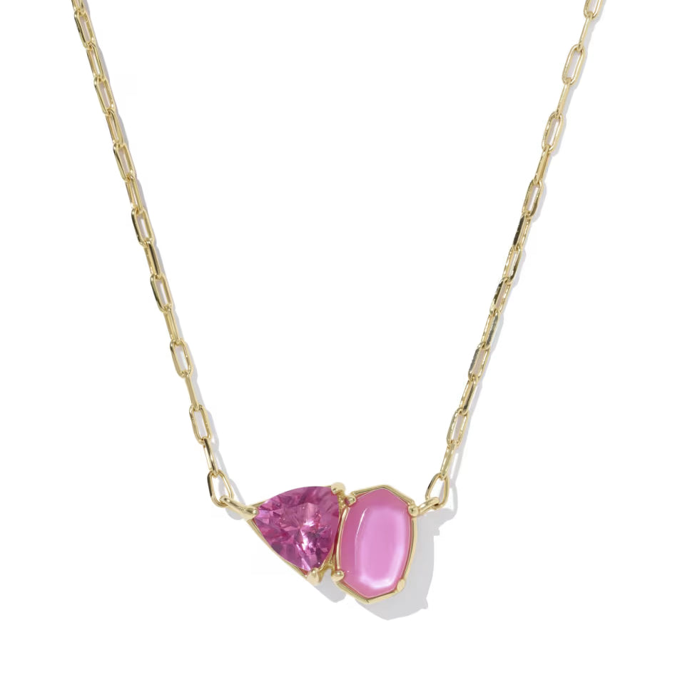 Tatum Short Pendant Necklace-Necklaces-Vixen Collection, Day Spa and Women's Boutique Located in Seattle, Washington
