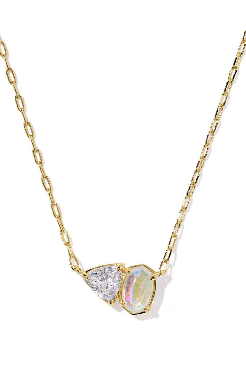 Tatum Short Pendant Necklace-Necklaces-Vixen Collection, Day Spa and Women's Boutique Located in Seattle, Washington