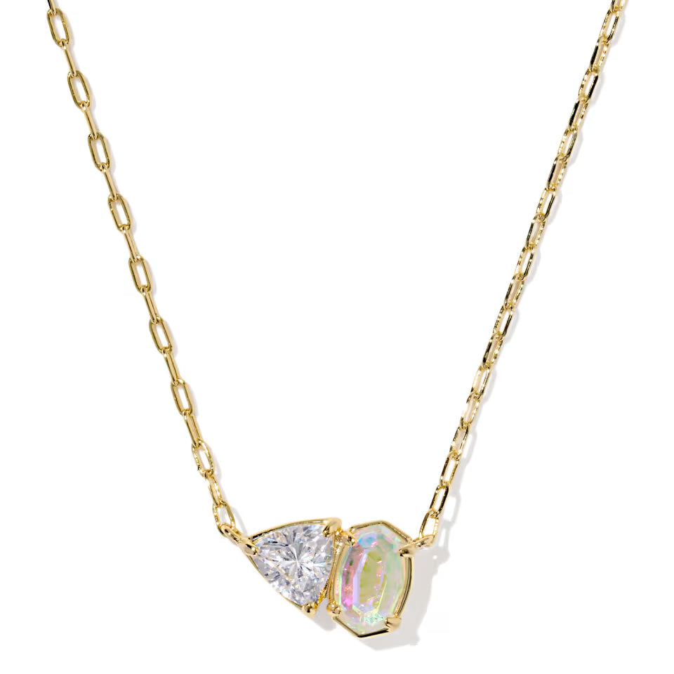 Tatum Short Pendant Necklace-Necklaces-Vixen Collection, Day Spa and Women's Boutique Located in Seattle, Washington