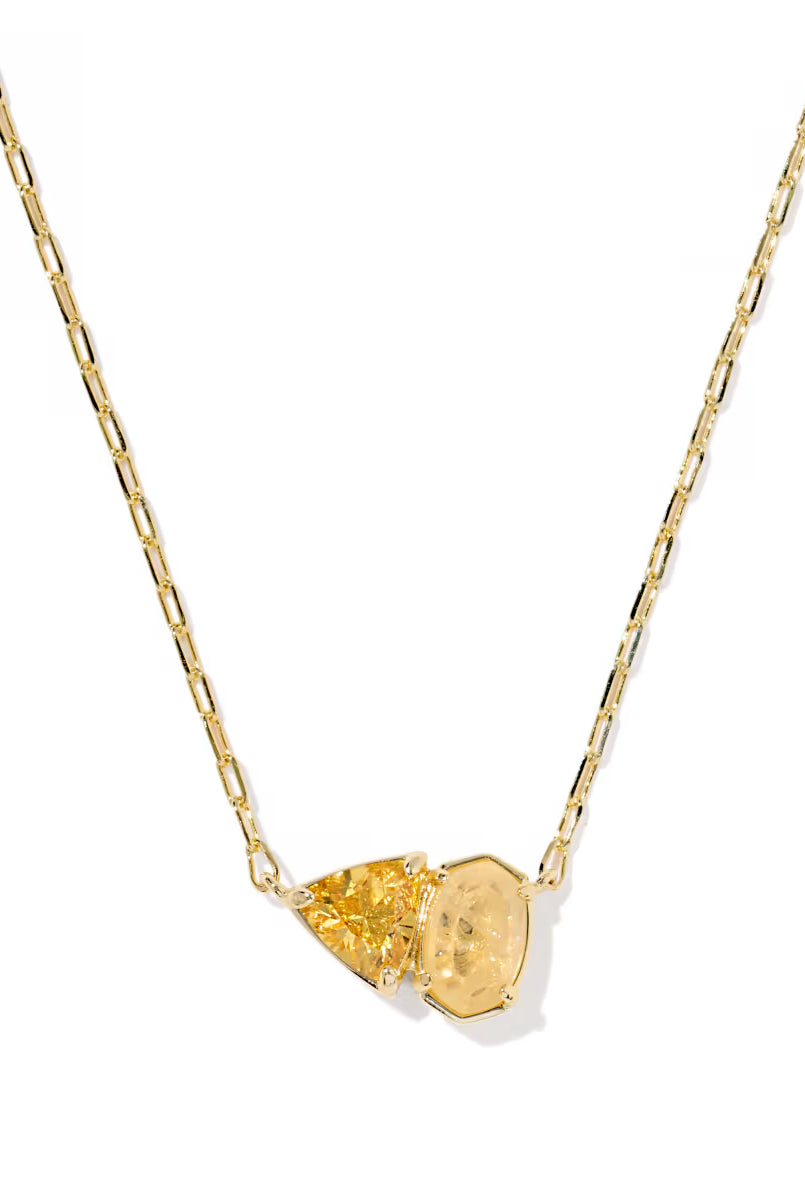 Tatum Short Pendant Necklace-Necklaces-Vixen Collection, Day Spa and Women's Boutique Located in Seattle, Washington