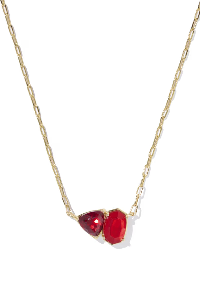 Tatum Short Pendant Necklace-Necklaces-Vixen Collection, Day Spa and Women's Boutique Located in Seattle, Washington