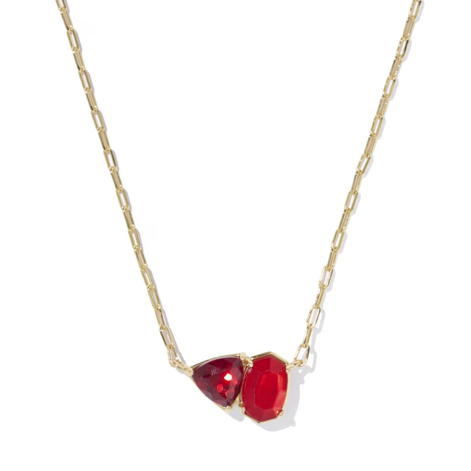 Tatum Short Pendant Necklace-Necklaces-Vixen Collection, Day Spa and Women's Boutique Located in Seattle, Washington