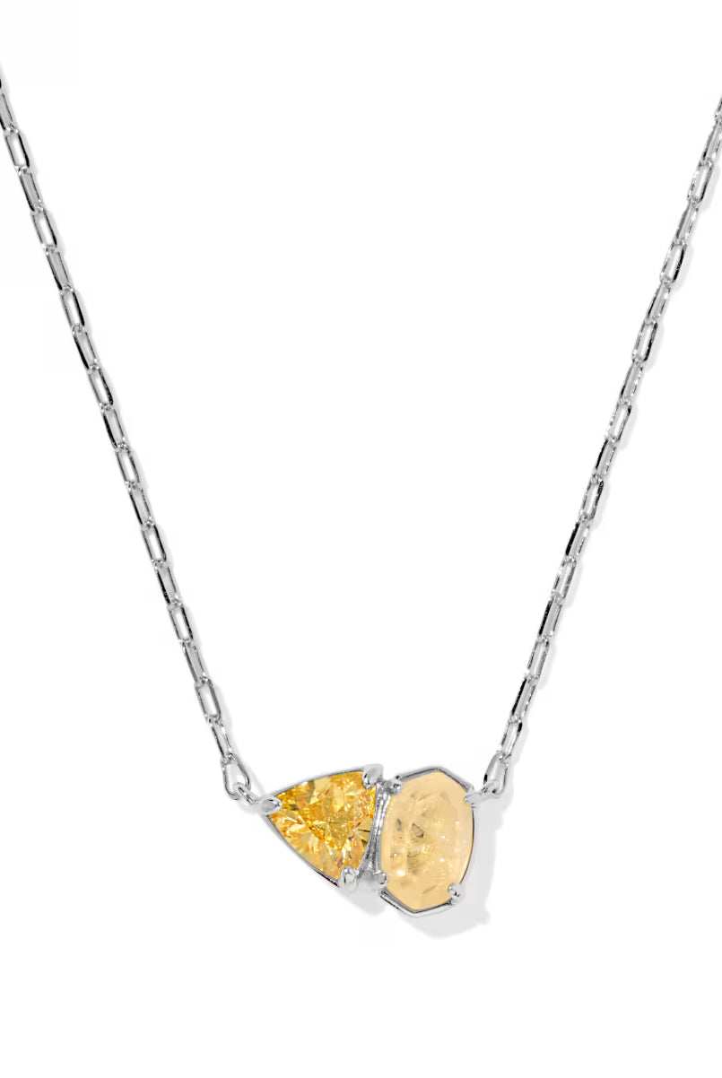 Tatum Short Pendant Necklace-Necklaces-Vixen Collection, Day Spa and Women's Boutique Located in Seattle, Washington