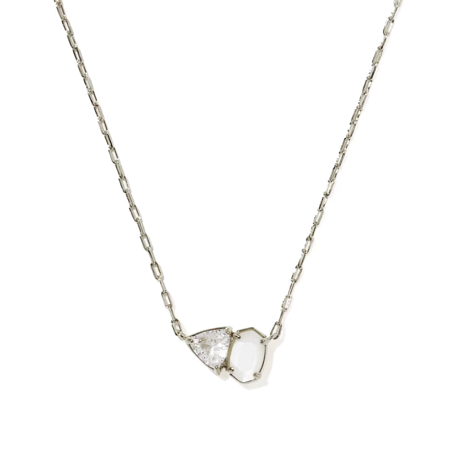 Tatum Short Pendant Necklace-Necklaces-Vixen Collection, Day Spa and Women's Boutique Located in Seattle, Washington