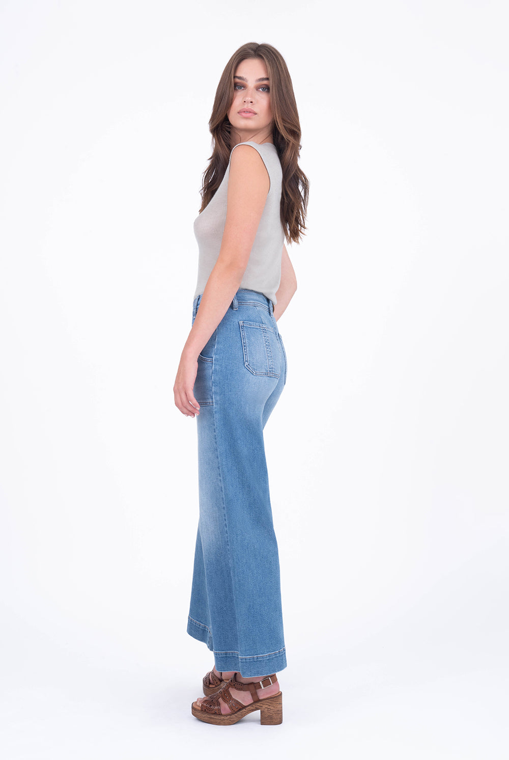 Level99 Camille Expose Button Jeans-Denim-Vixen Collection, Day Spa and Women's Boutique Located in Seattle, Washington