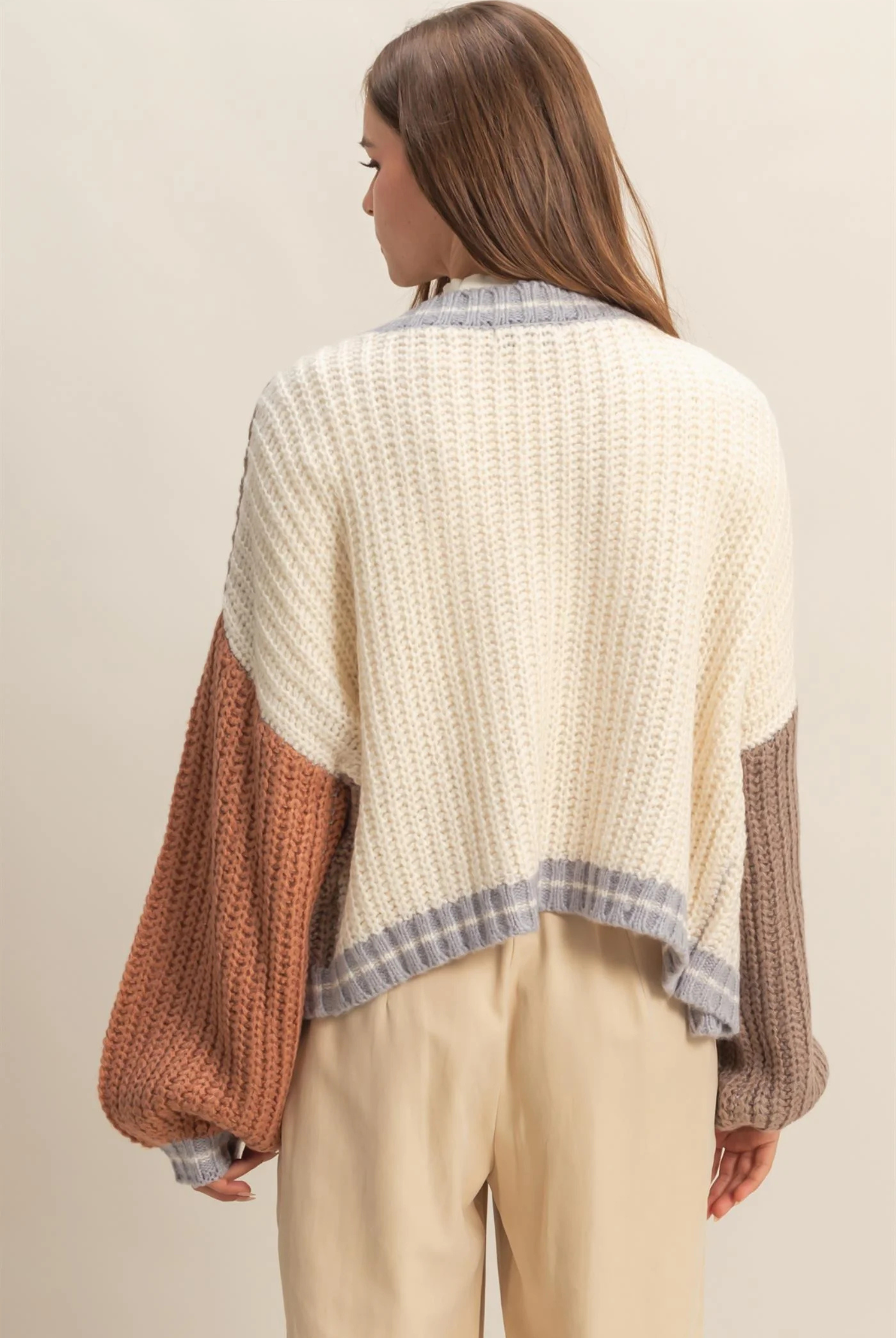 Latte Layers Cardigan-Sweaters-Vixen Collection, Day Spa and Women's Boutique Located in Seattle, Washington