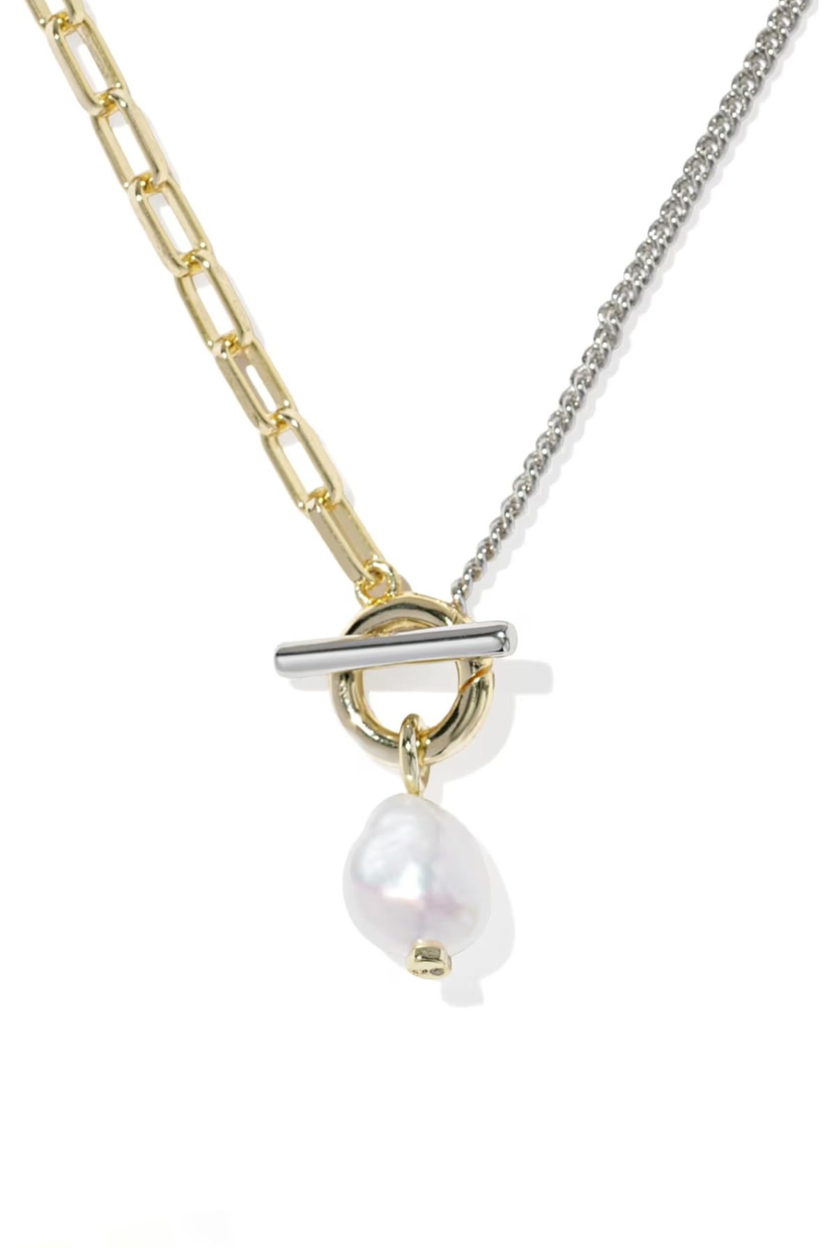 Leighton Pearl Chain Necklace-Necklaces-Vixen Collection, Day Spa and Women's Boutique Located in Seattle, Washington