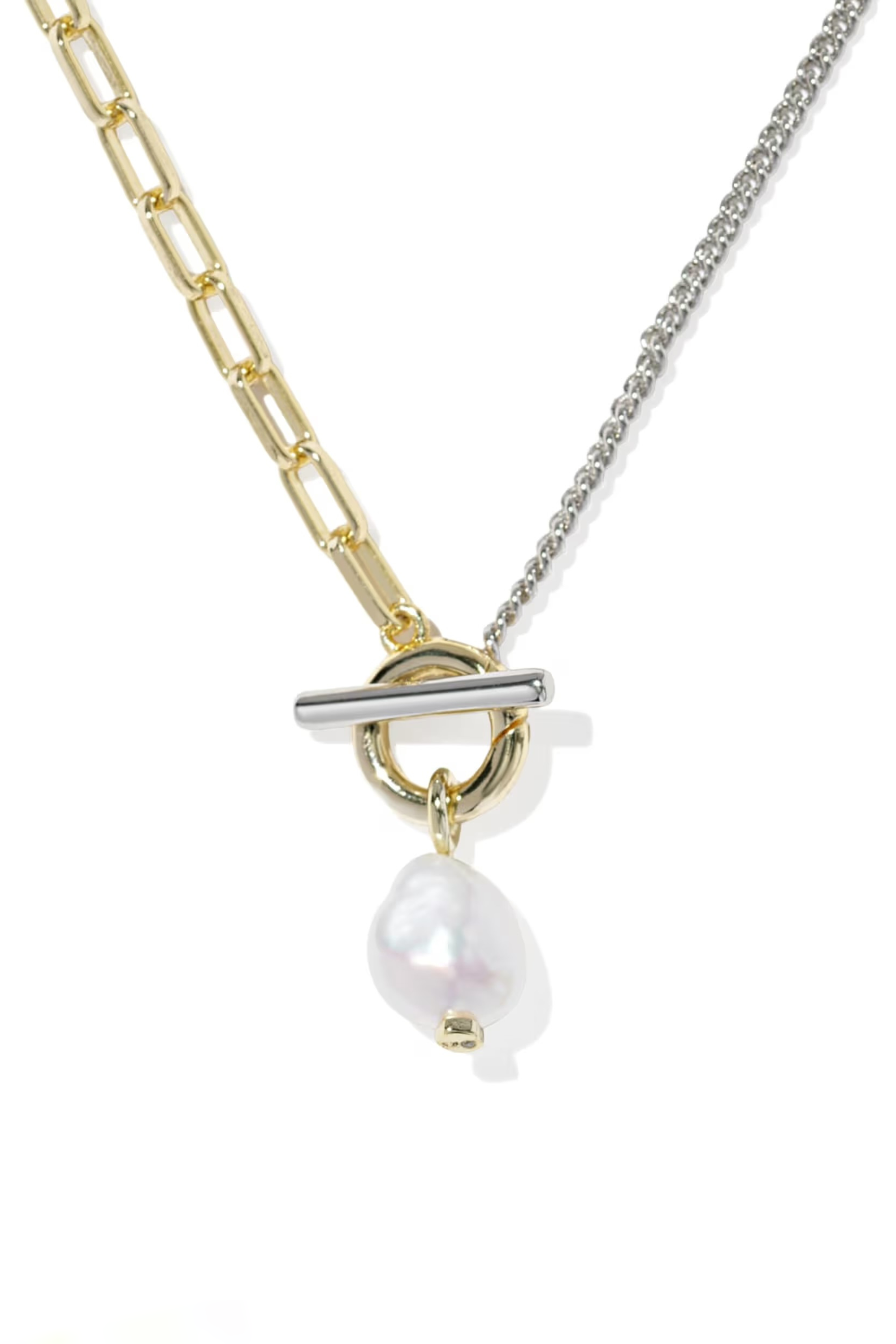 Leighton Pearl Chain Necklace-Necklaces-Vixen Collection, Day Spa and Women's Boutique Located in Seattle, Washington
