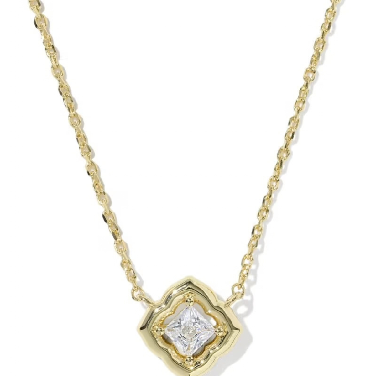 Mallory Crystal Pendant Necklace-Necklaces-Vixen Collection, Day Spa and Women's Boutique Located in Seattle, Washington