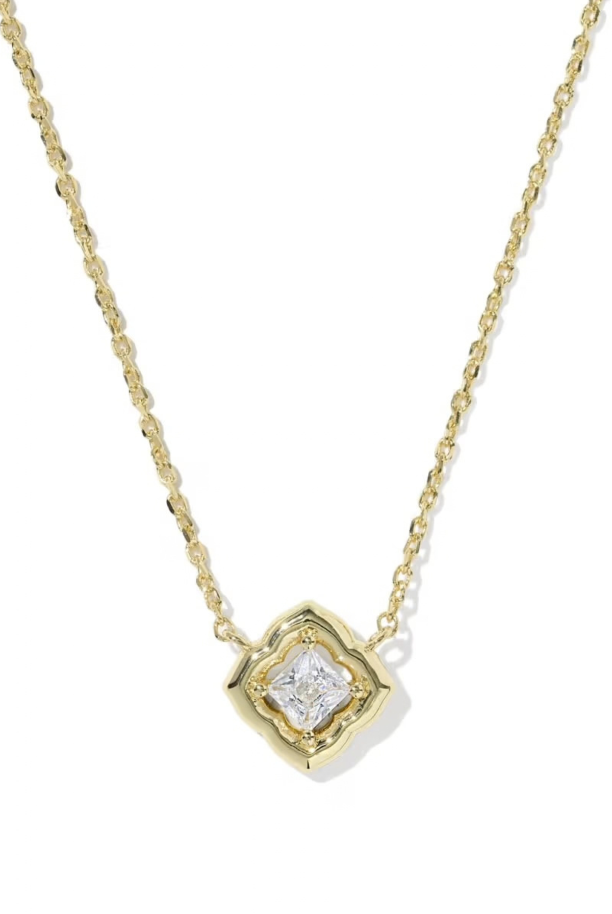 Mallory Crystal Pendant Necklace-Necklaces-Vixen Collection, Day Spa and Women's Boutique Located in Seattle, Washington