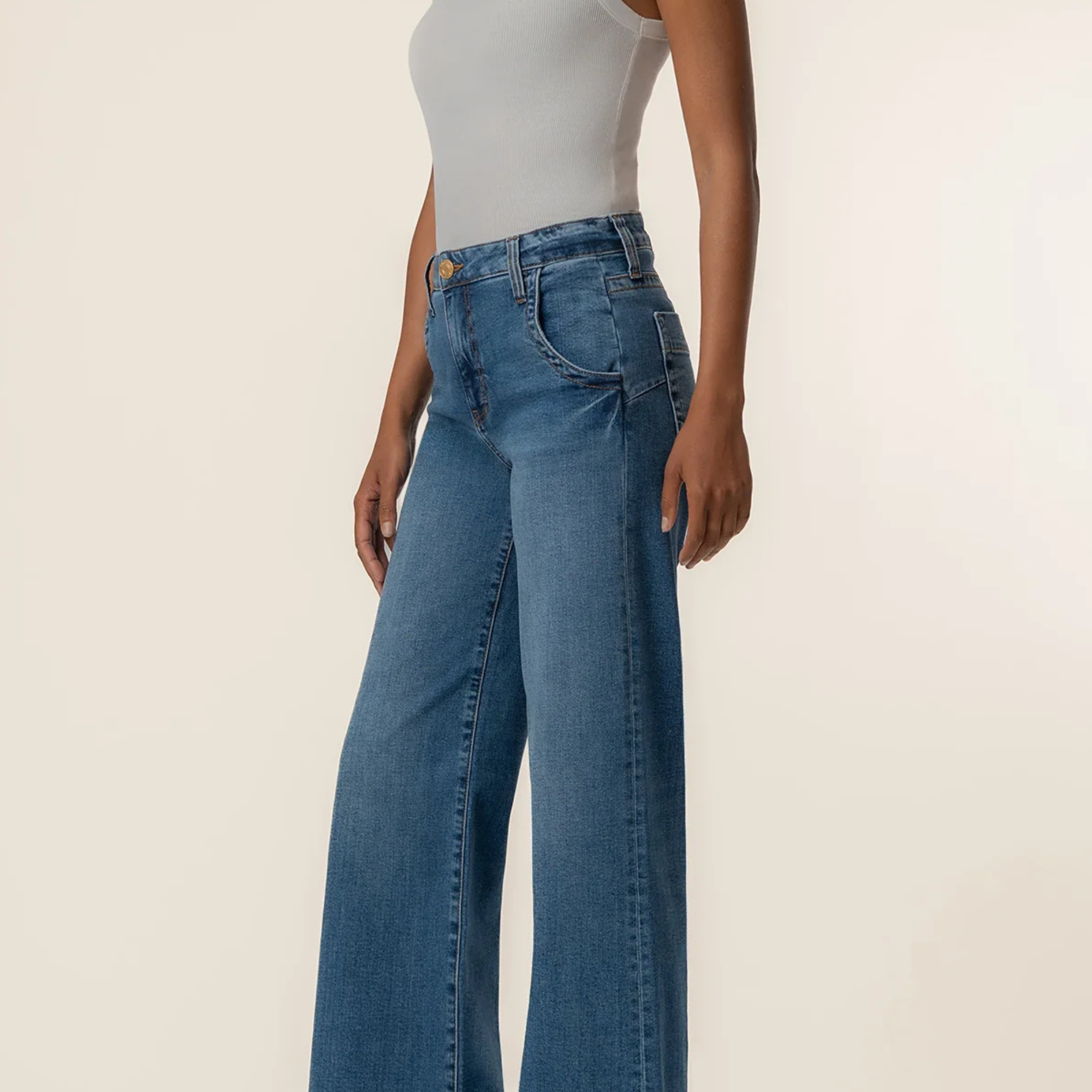 Maya High Rise Wide Leg Jeans-Denim-Vixen Collection, Day Spa and Women's Boutique Located in Seattle, Washington