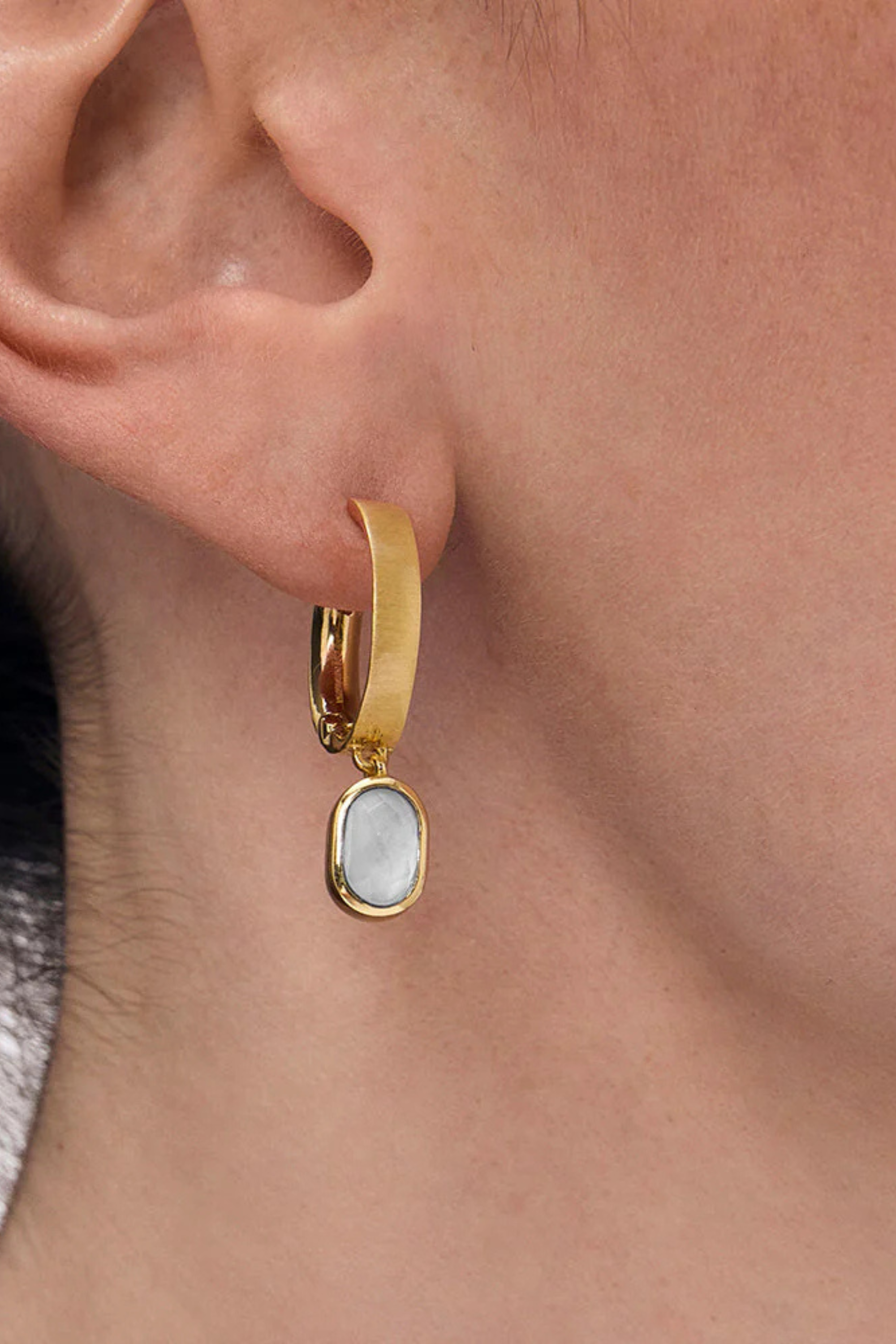 Mercer Gemstone Mini Drop Earrings-Earrings-Vixen Collection, Day Spa and Women's Boutique Located in Seattle, Washington