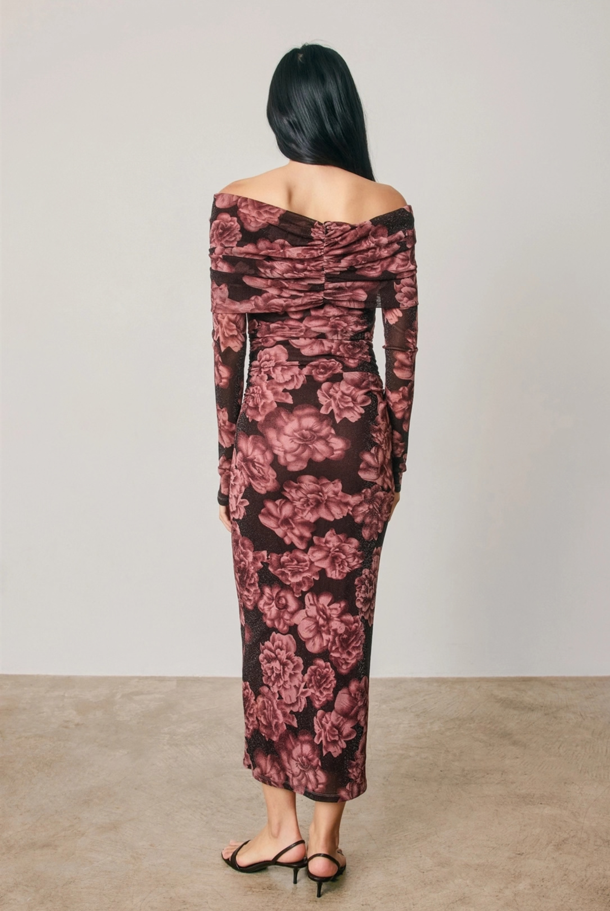Metallic Rose Dress-Dresses-Vixen Collection, Day Spa and Women's Boutique Located in Seattle, Washington