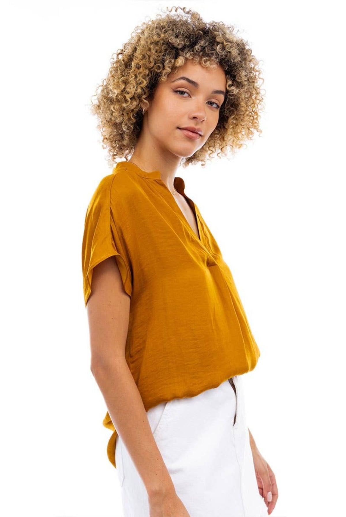 Mindy Top Jewel Tones-Short Sleeves-Vixen Collection, Day Spa and Women's Boutique Located in Seattle, Washington