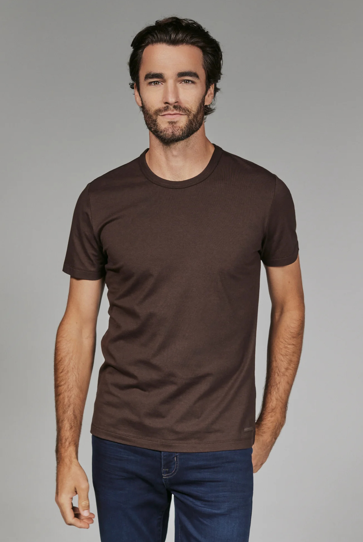Modal Crew Neck Tee-Men's Tops-Vixen Collection, Day Spa and Women's Boutique Located in Seattle, Washington