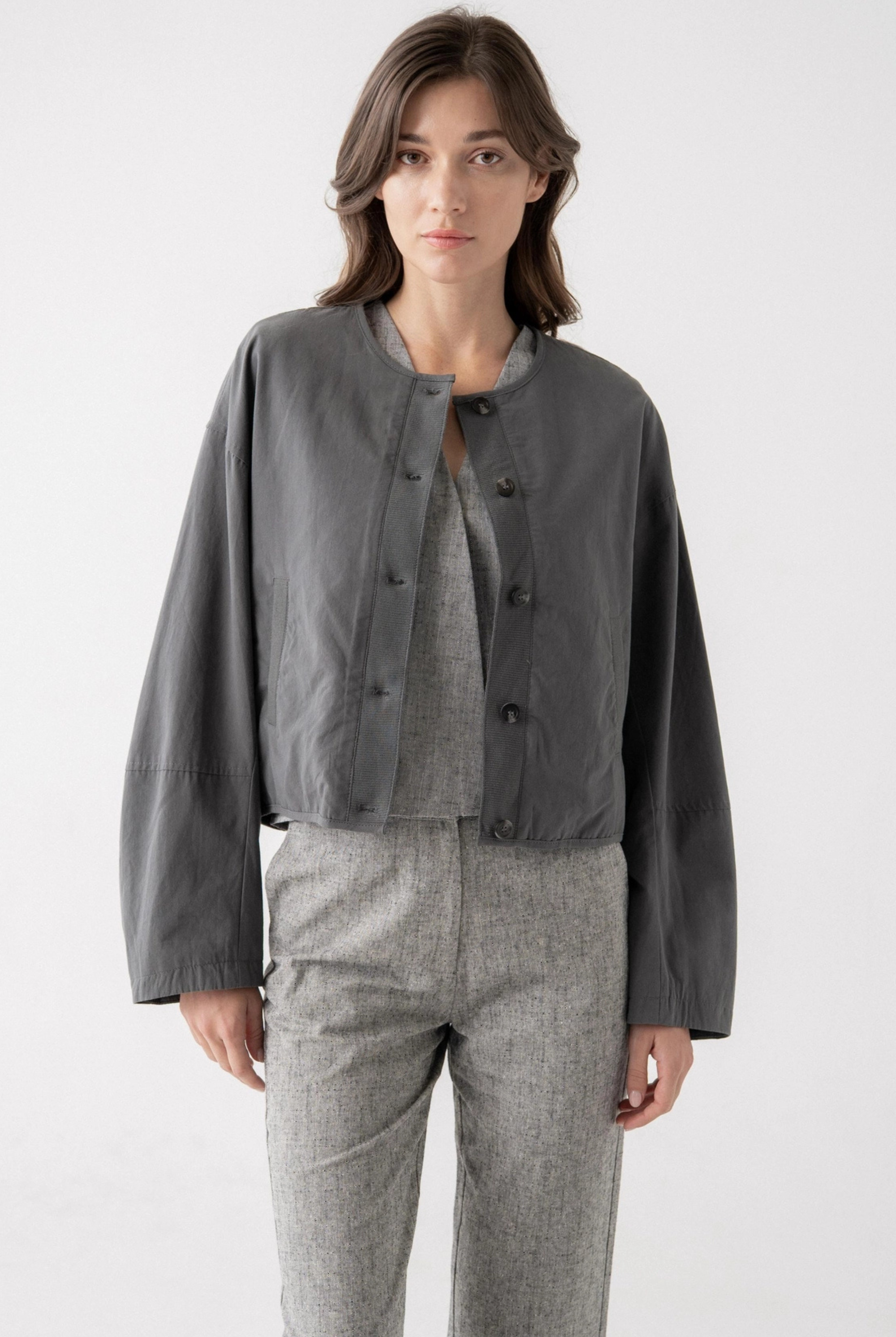 Mono Button Jacket-Jackets-Vixen Collection, Day Spa and Women's Boutique Located in Seattle, Washington
